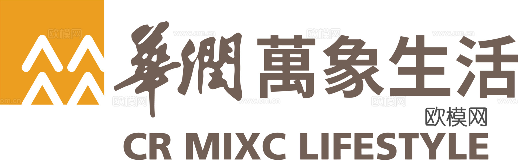 华润万象生活，物业管理logo