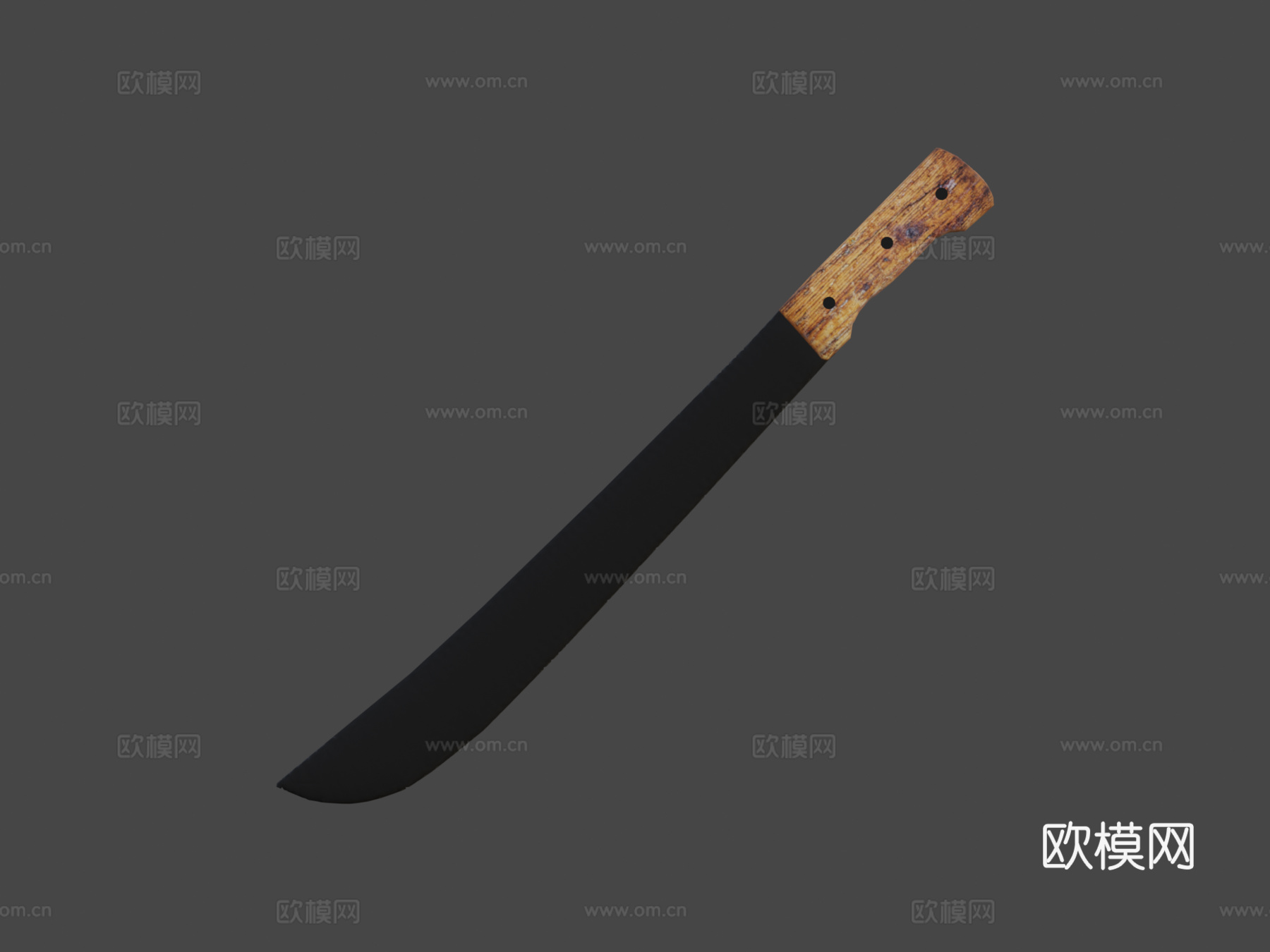 砍刀3d模型下载（渲染图7）