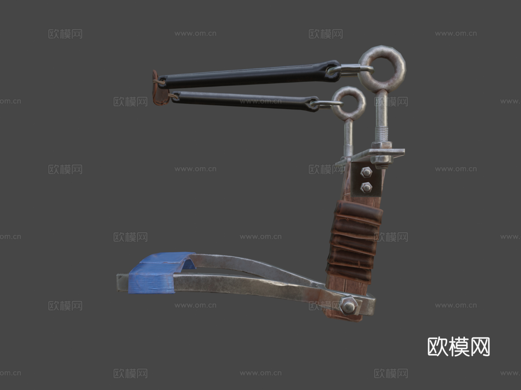 弹弓锈粉丝艺术3d模型下载（渲染图5）