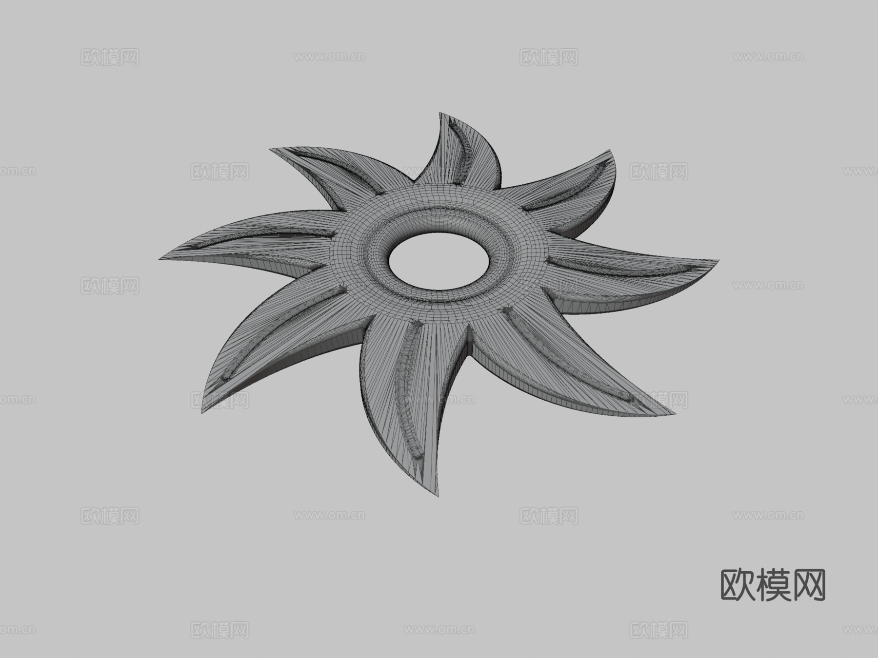 手里剑3d模型下载（渲染图3）