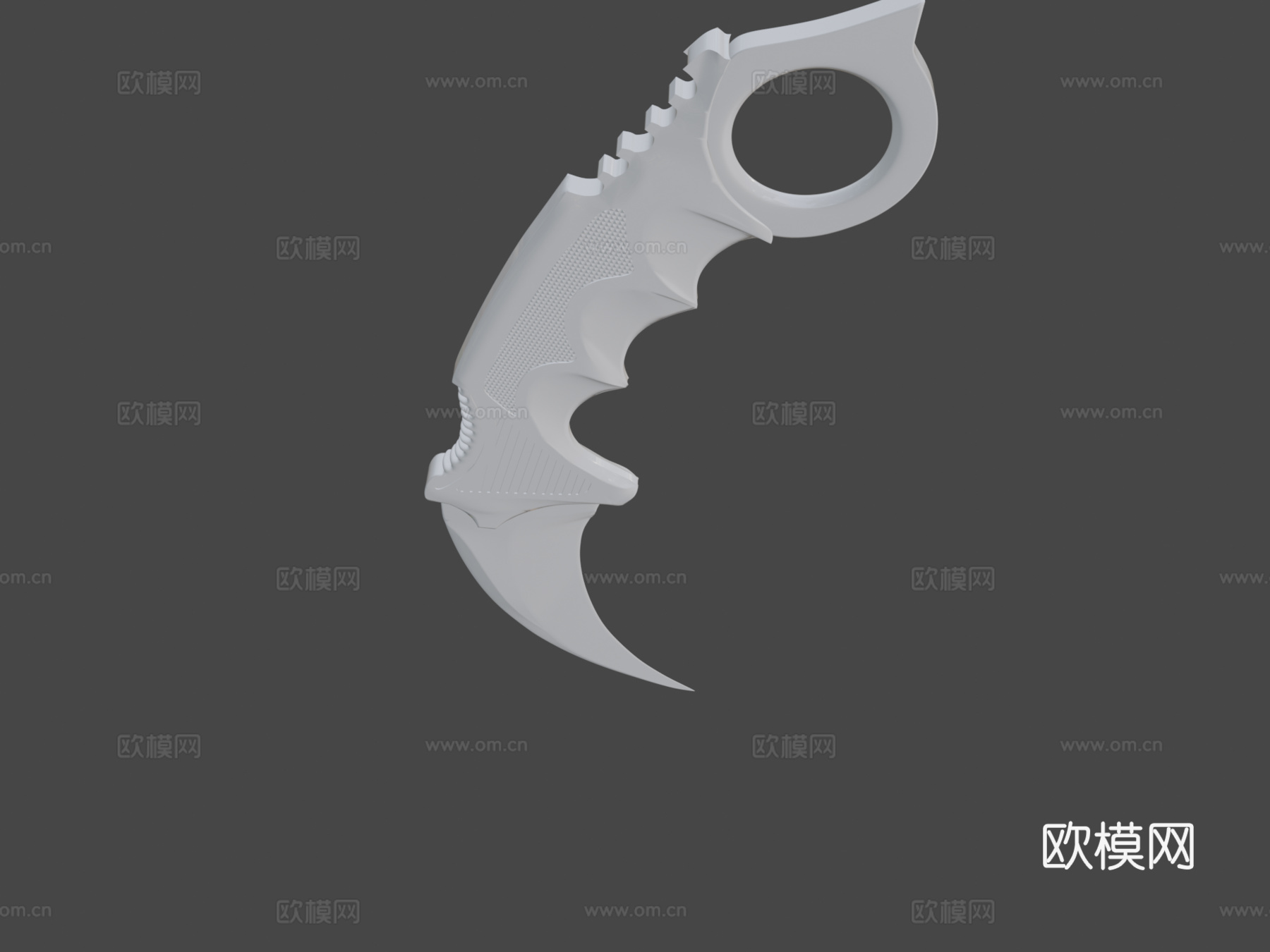 爪刀63d模型下载（渲染图6）