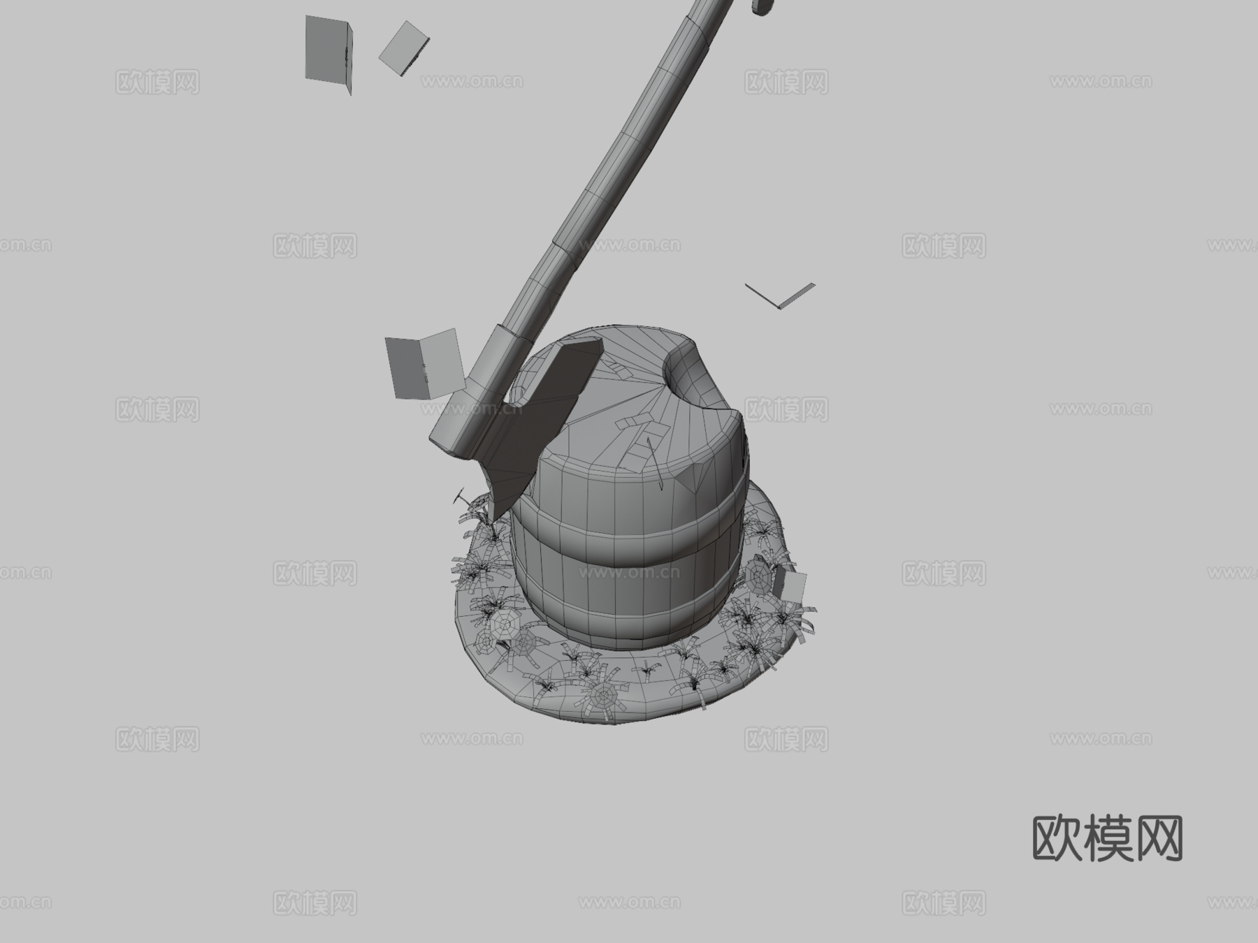 刽子手之斧3d模型3d模型下载（渲染图3）