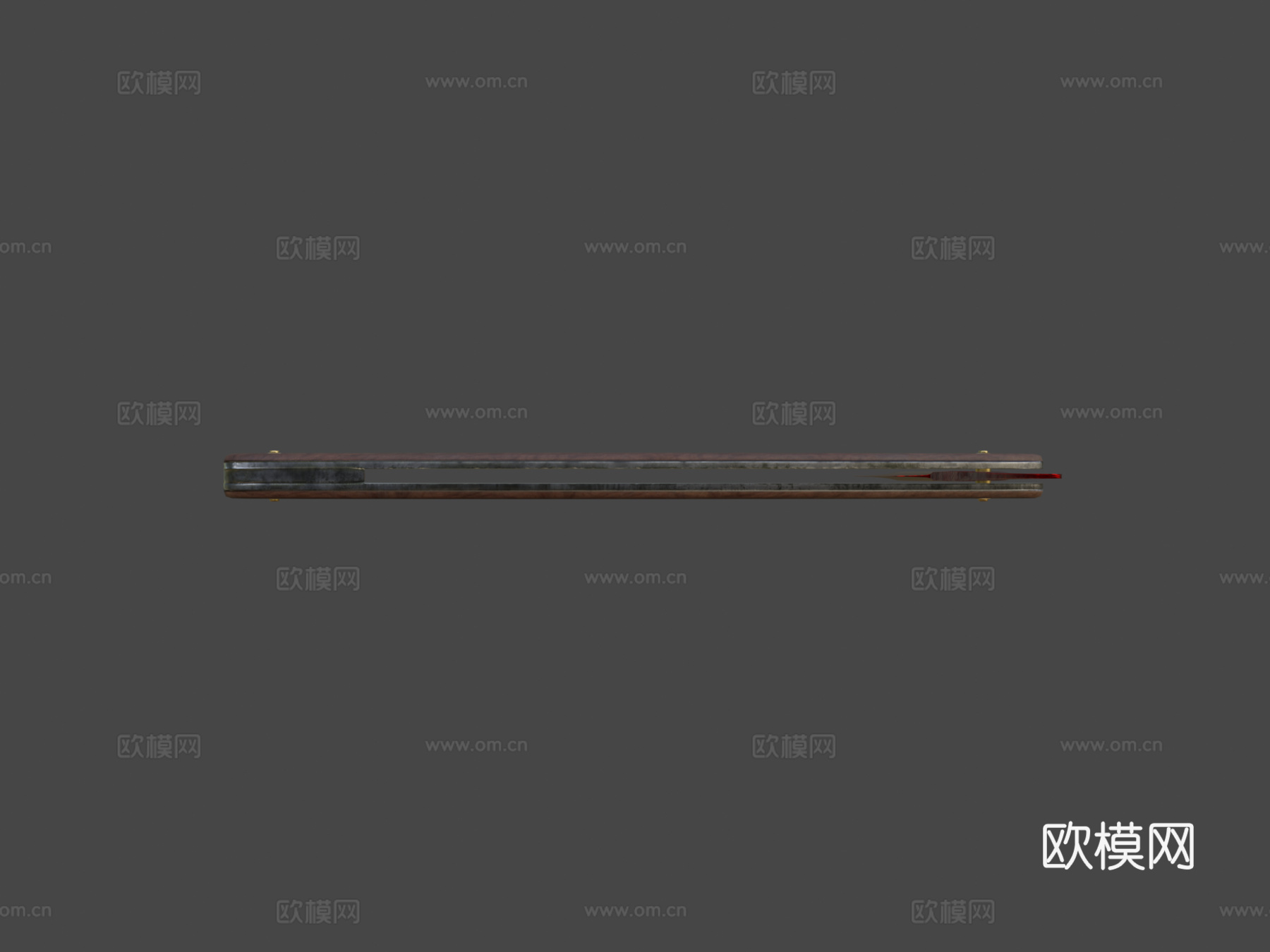 直剃刀木质版辐射迈阿密3d模型下载（渲染图8）