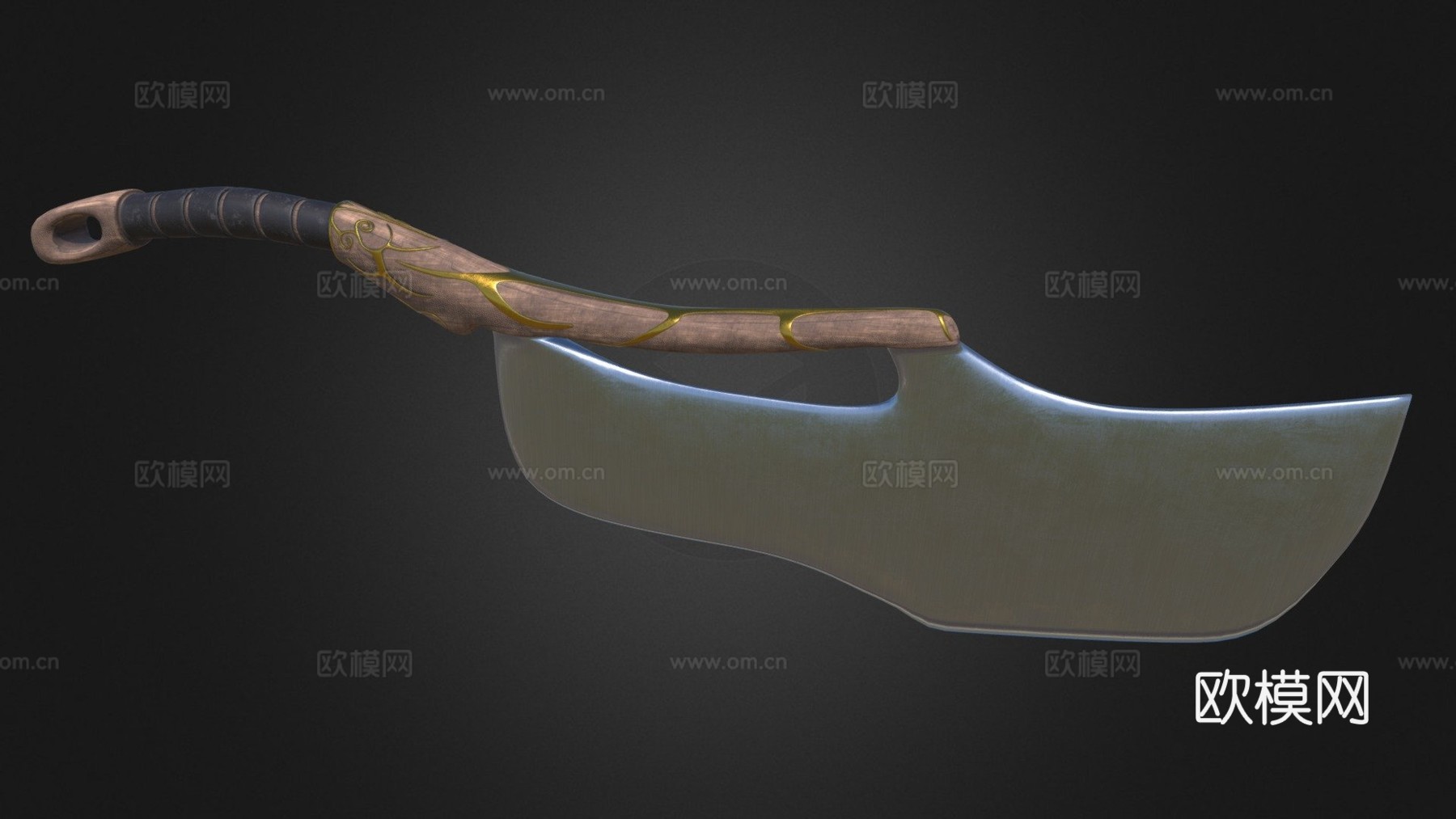 切肉刀3d模型下载（渲染图1）