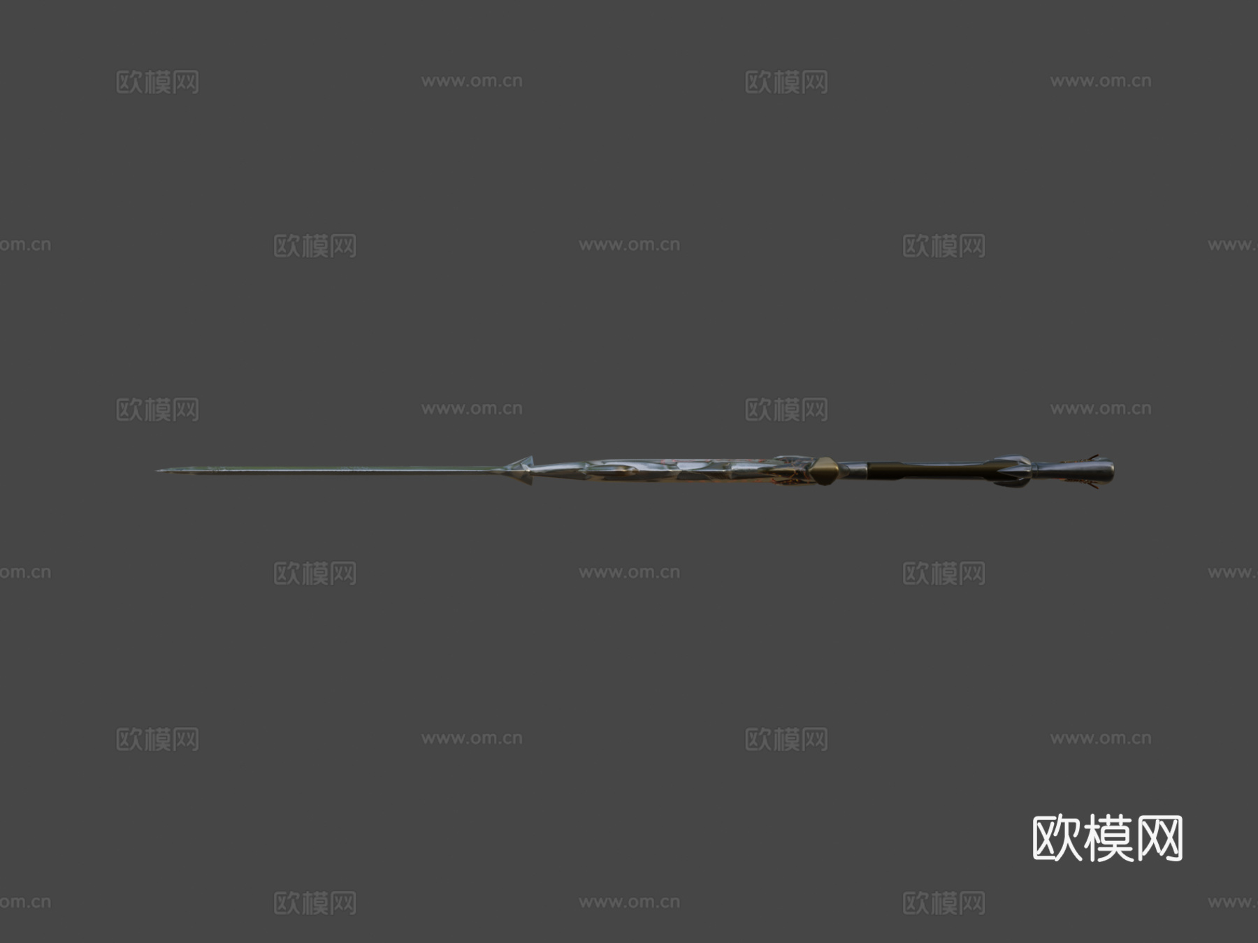 龙之剑3d模型下载（渲染图5）