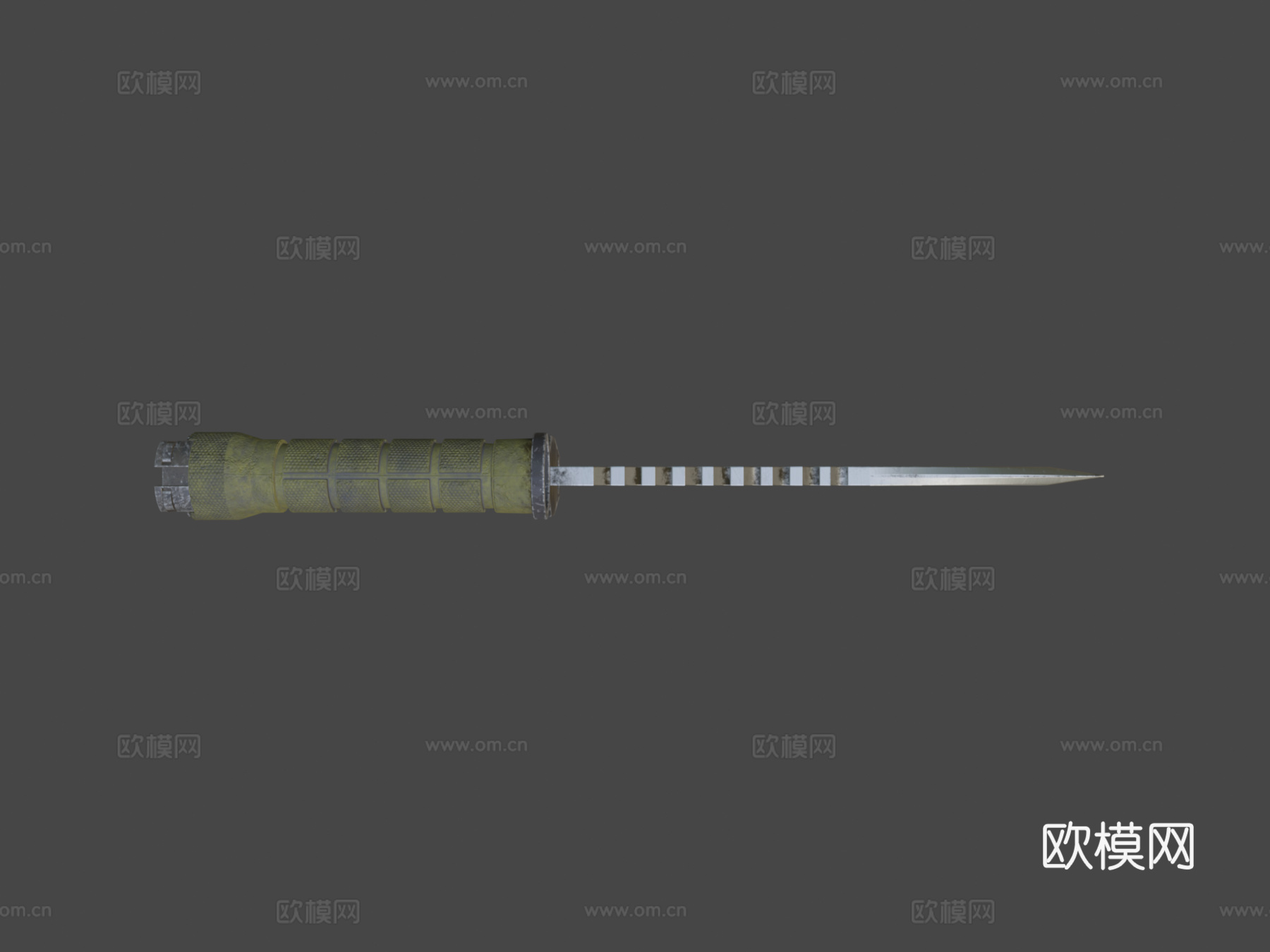 M9刺刀3d模型下载（渲染图6）