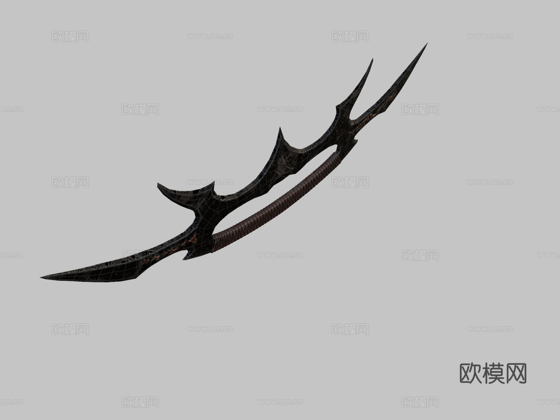 卡莱斯之剑3d模型下载（渲染图2）