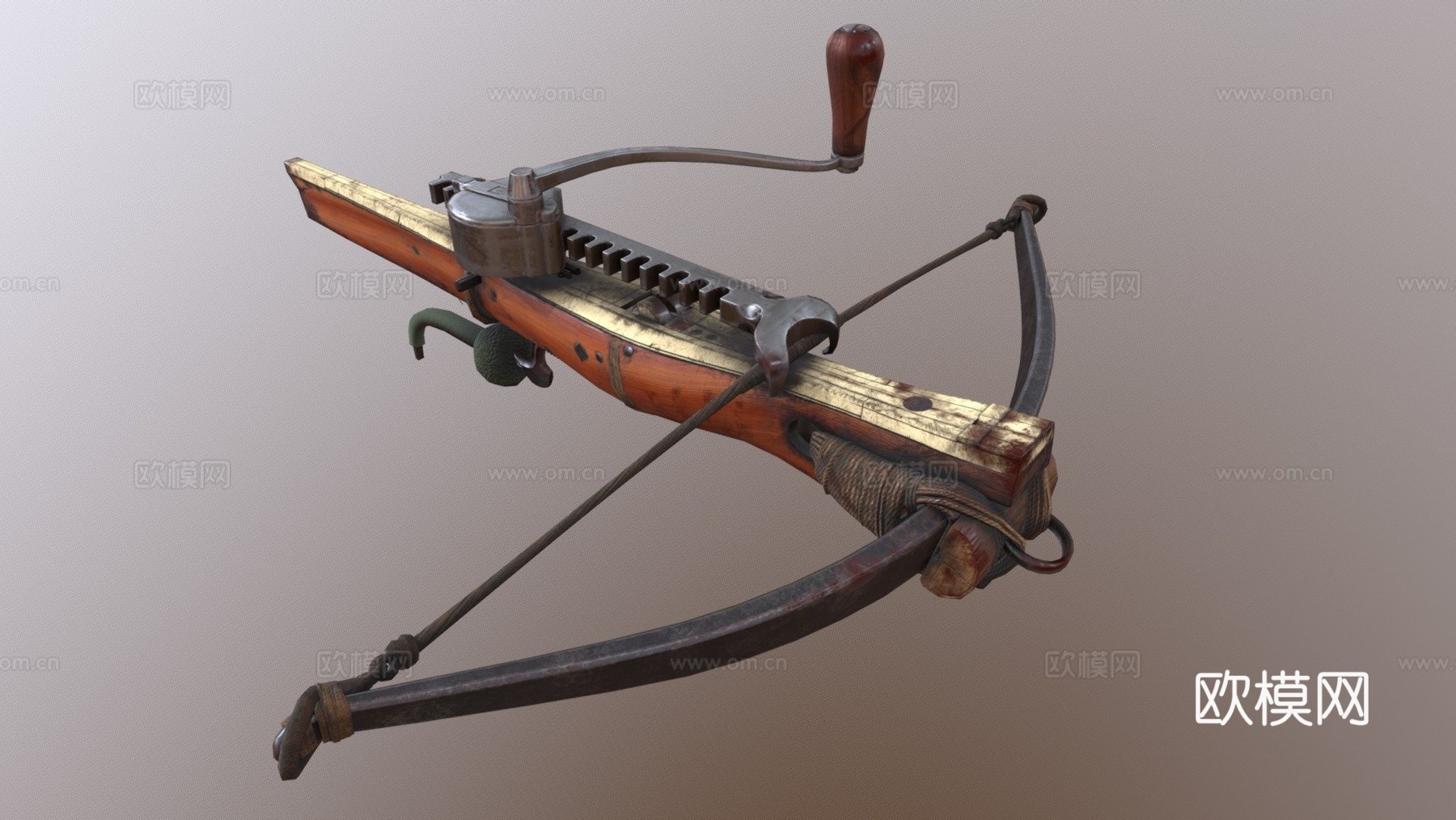 弩3d模型下载（渲染图1）