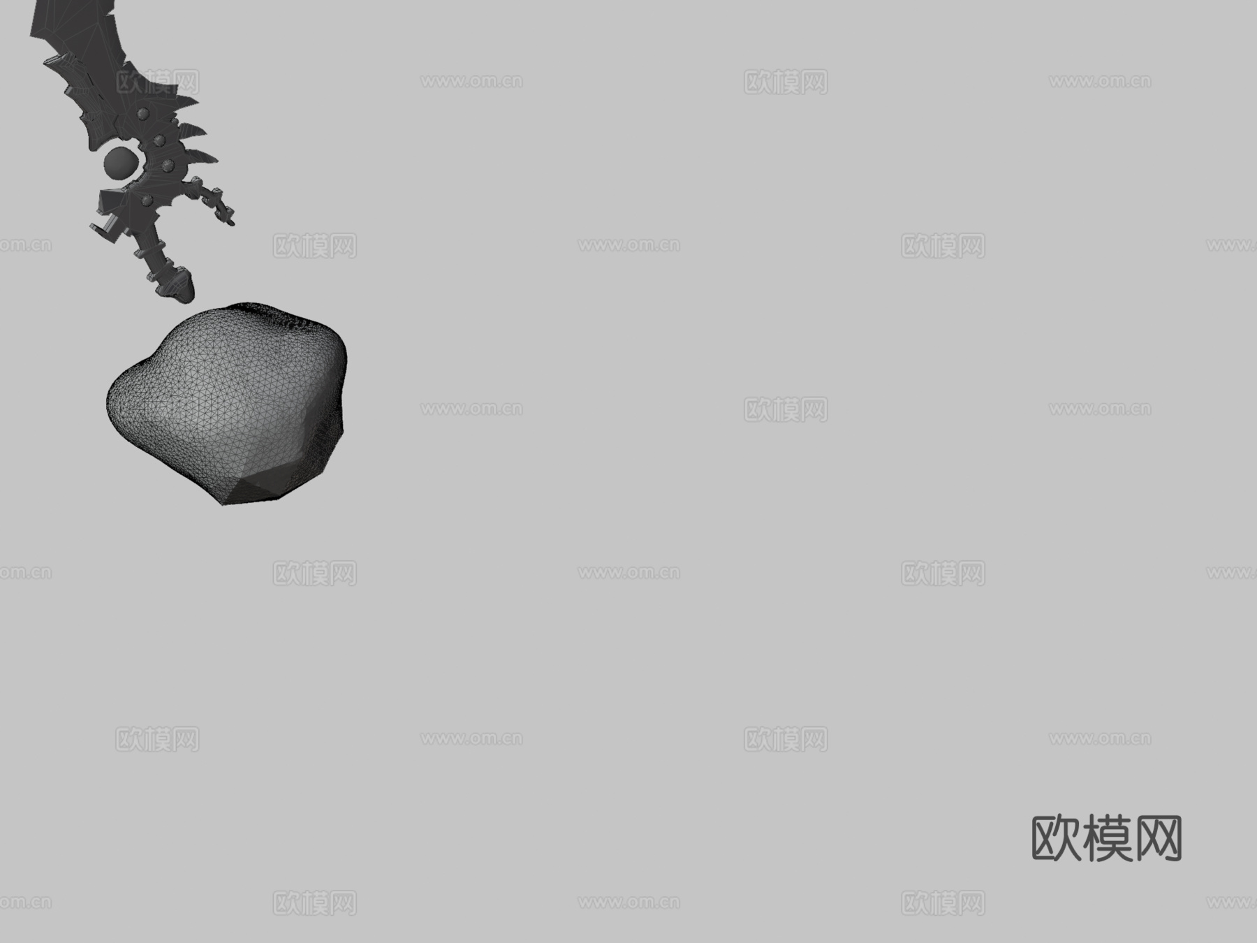 王者之灾炉石传说T3d模型下载（渲染图3）