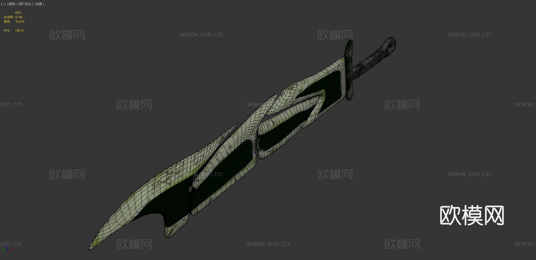裂刃剑3d模型下载（渲染图4）