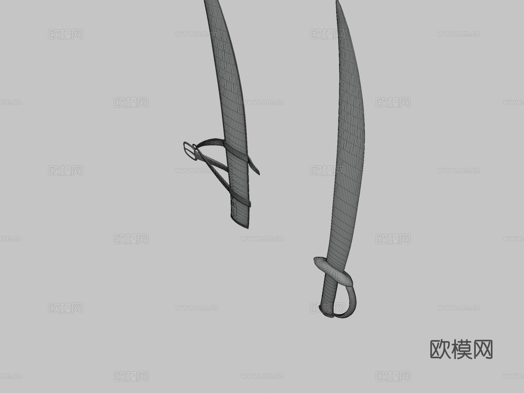 蓝羽3d模型下载（渲染图3）