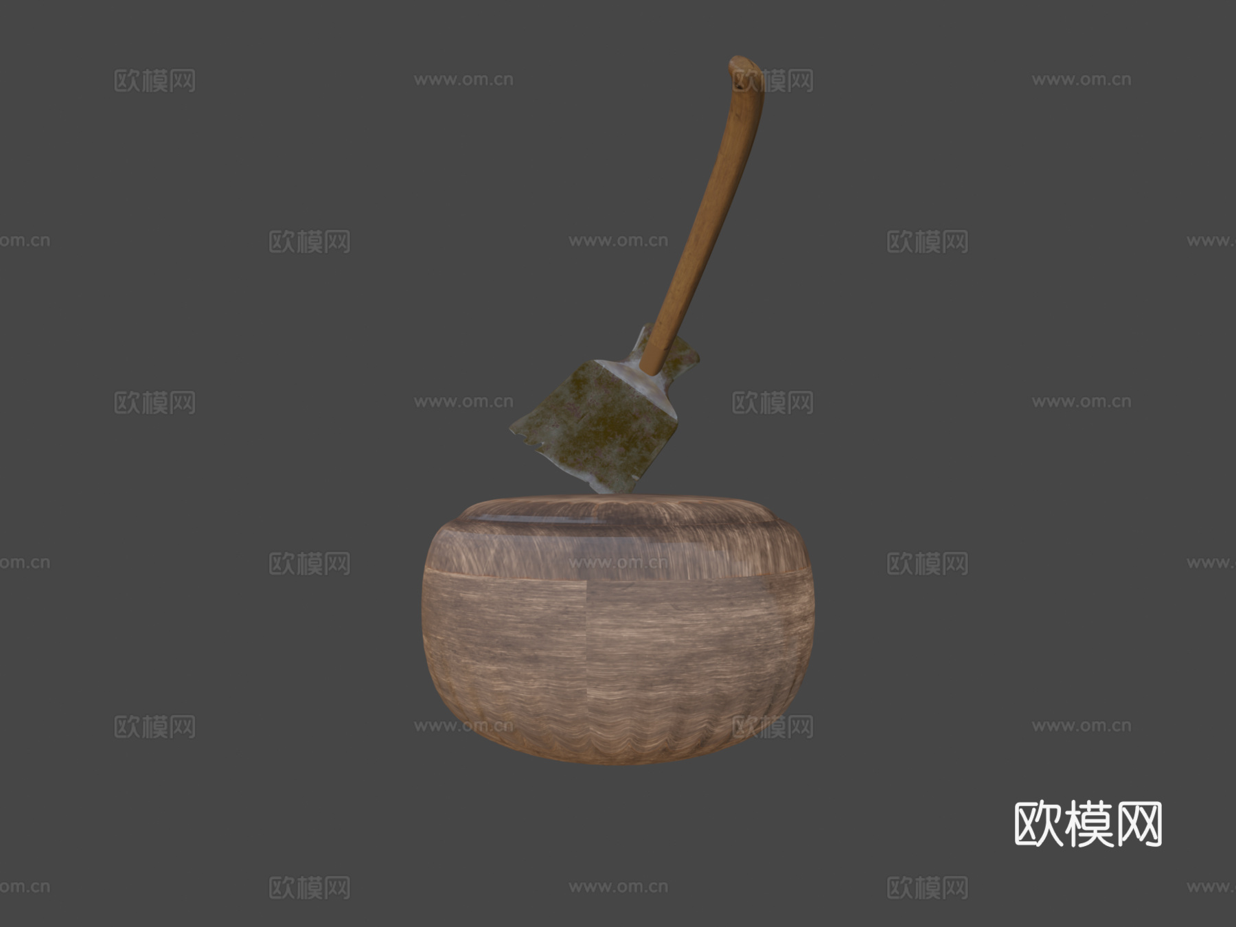 锄头王者之剑3d模型下载（渲染图6）