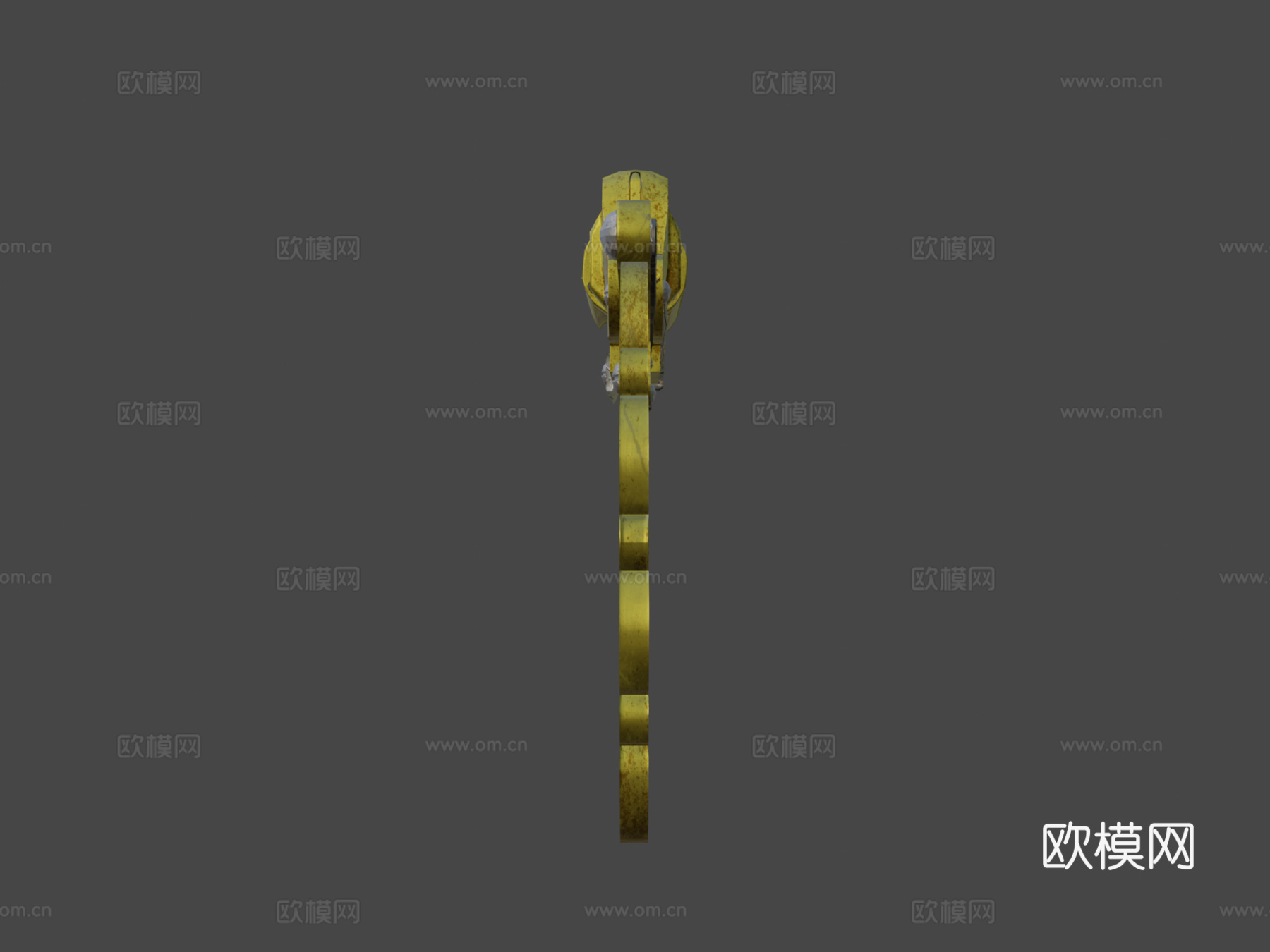 阿帕奇左轮3d模型下载（渲染图6）