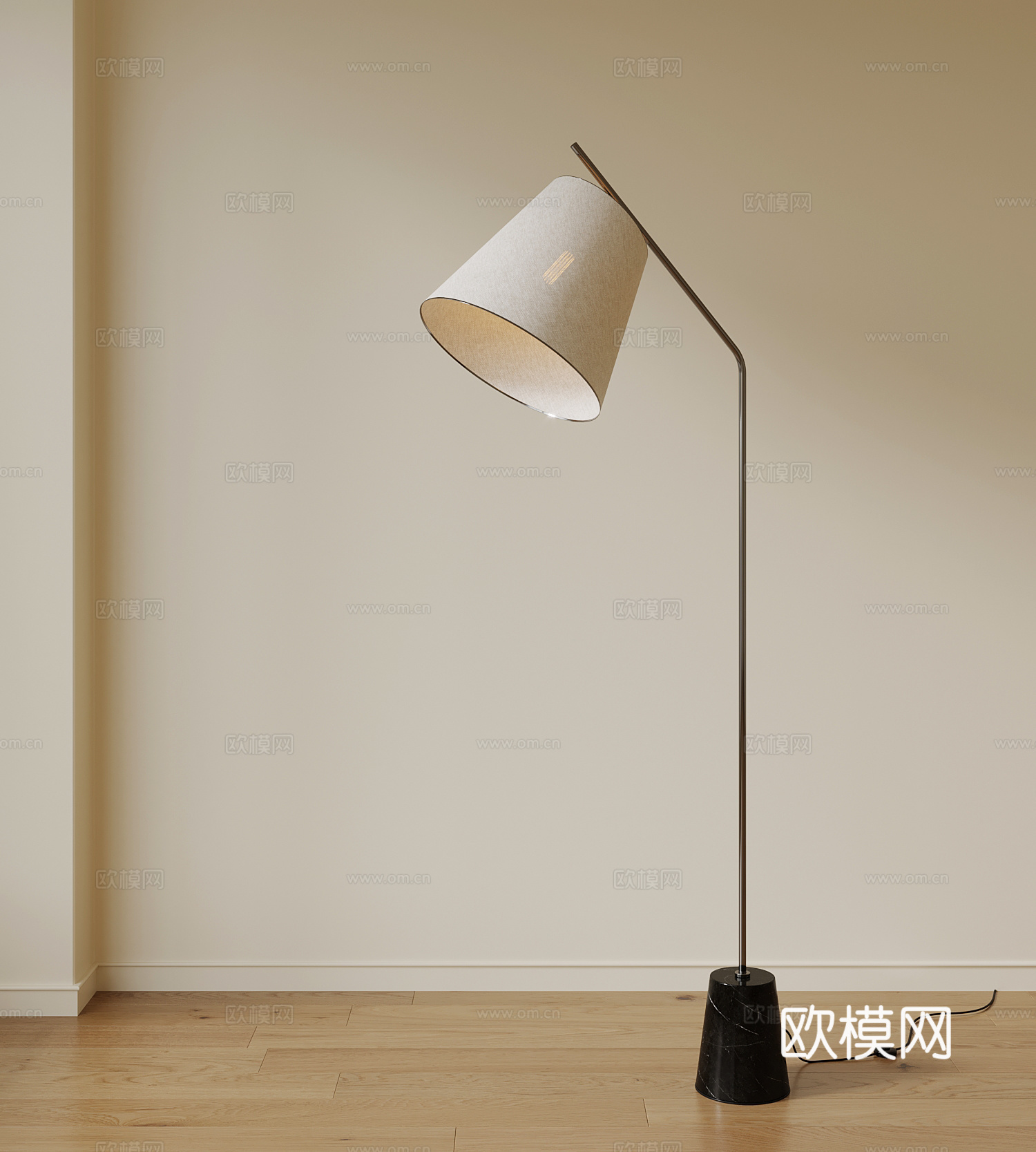 现代落地灯su模型