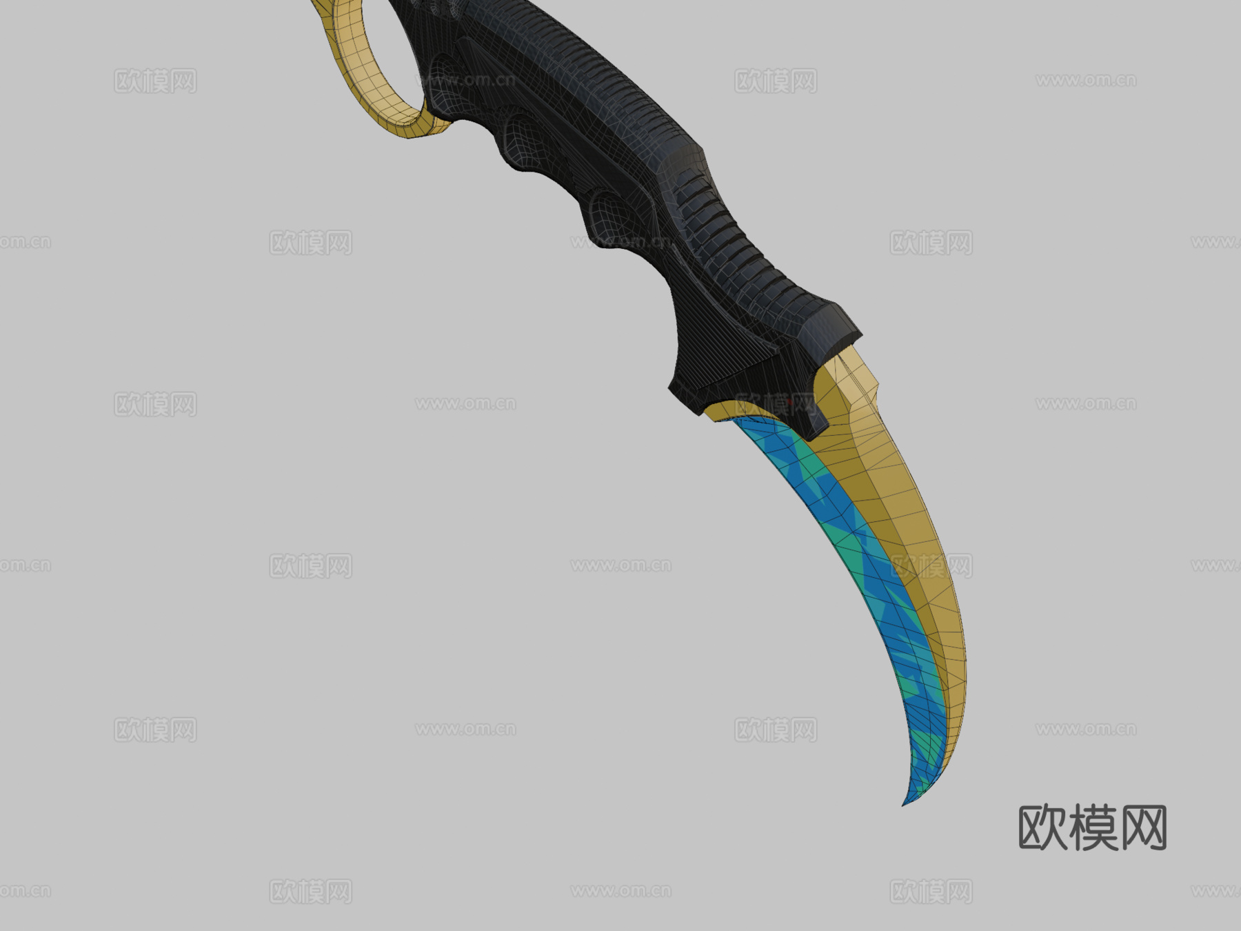 爪刀专业版摇滚之星22213d模型下载（渲染图2）