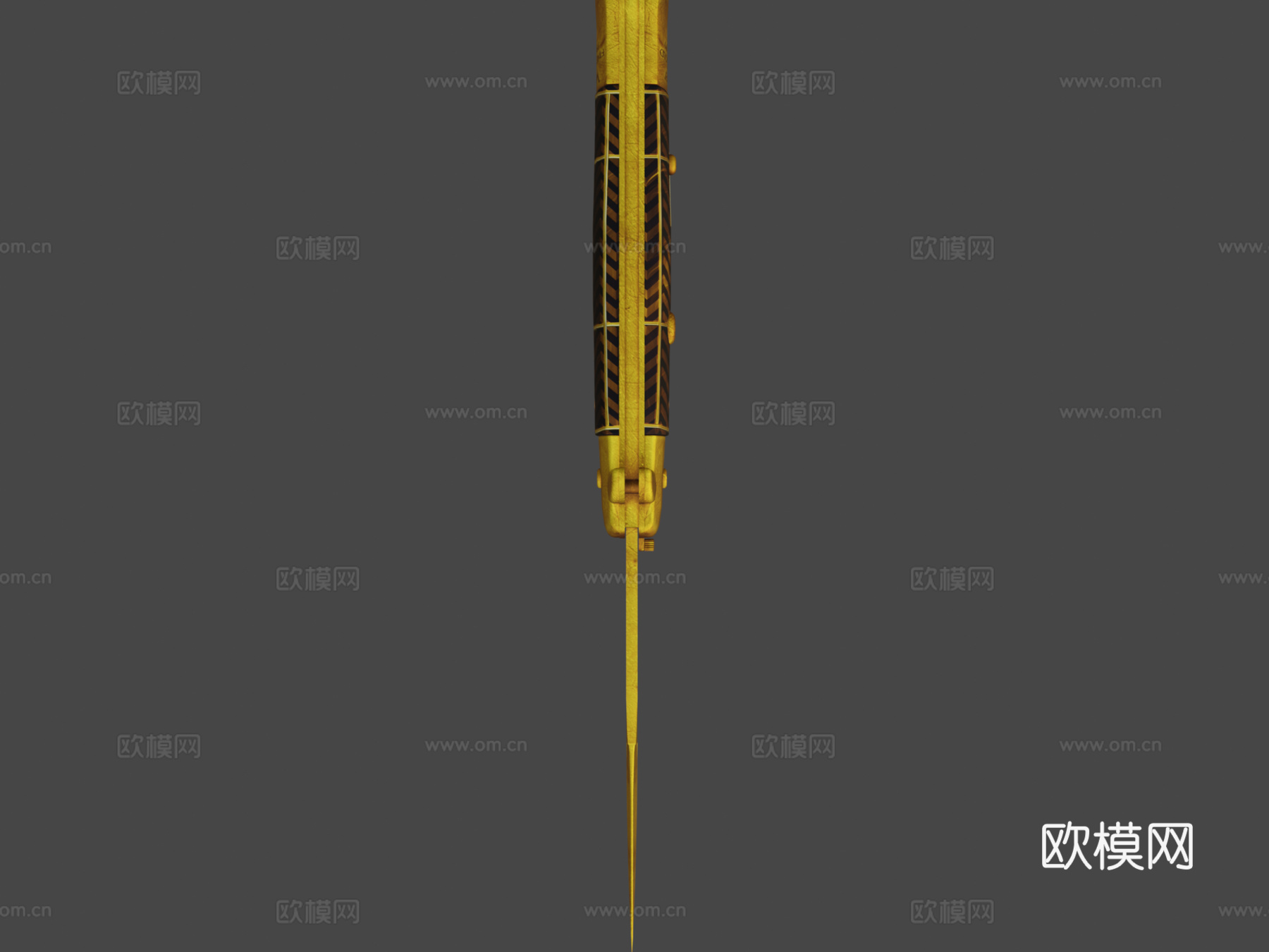 细金短剑3d模型下载（渲染图5）