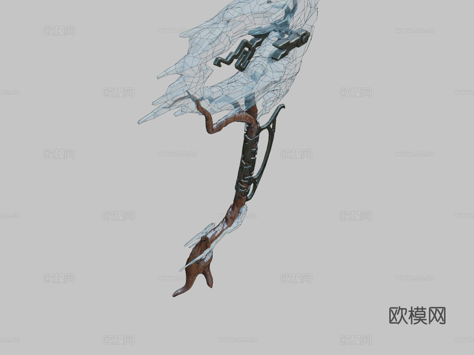 霜风风格化幻想斧作者Math Roodhuizen3d模型下载（渲染图2）