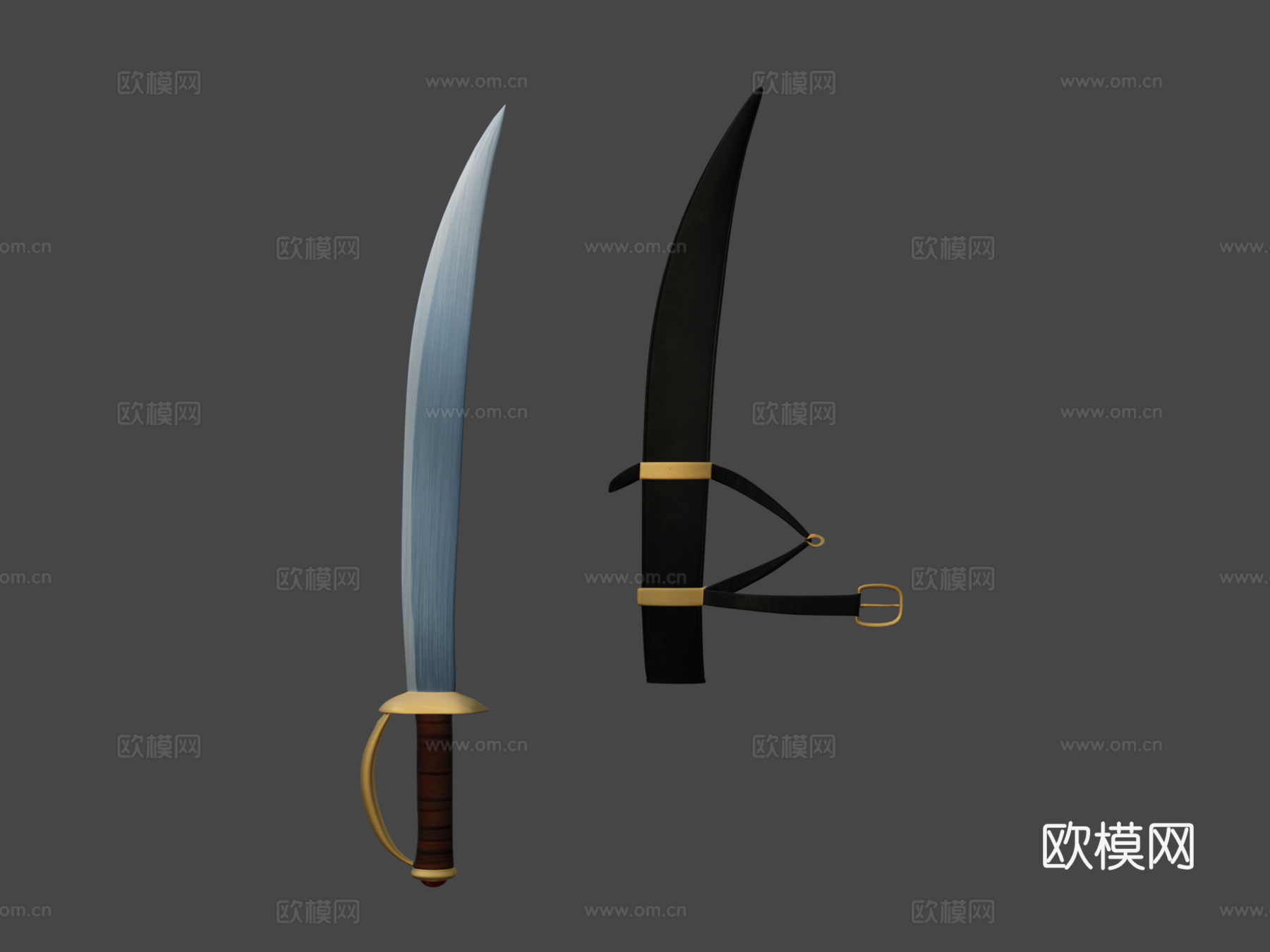 蓝羽3d模型下载（渲染图7）