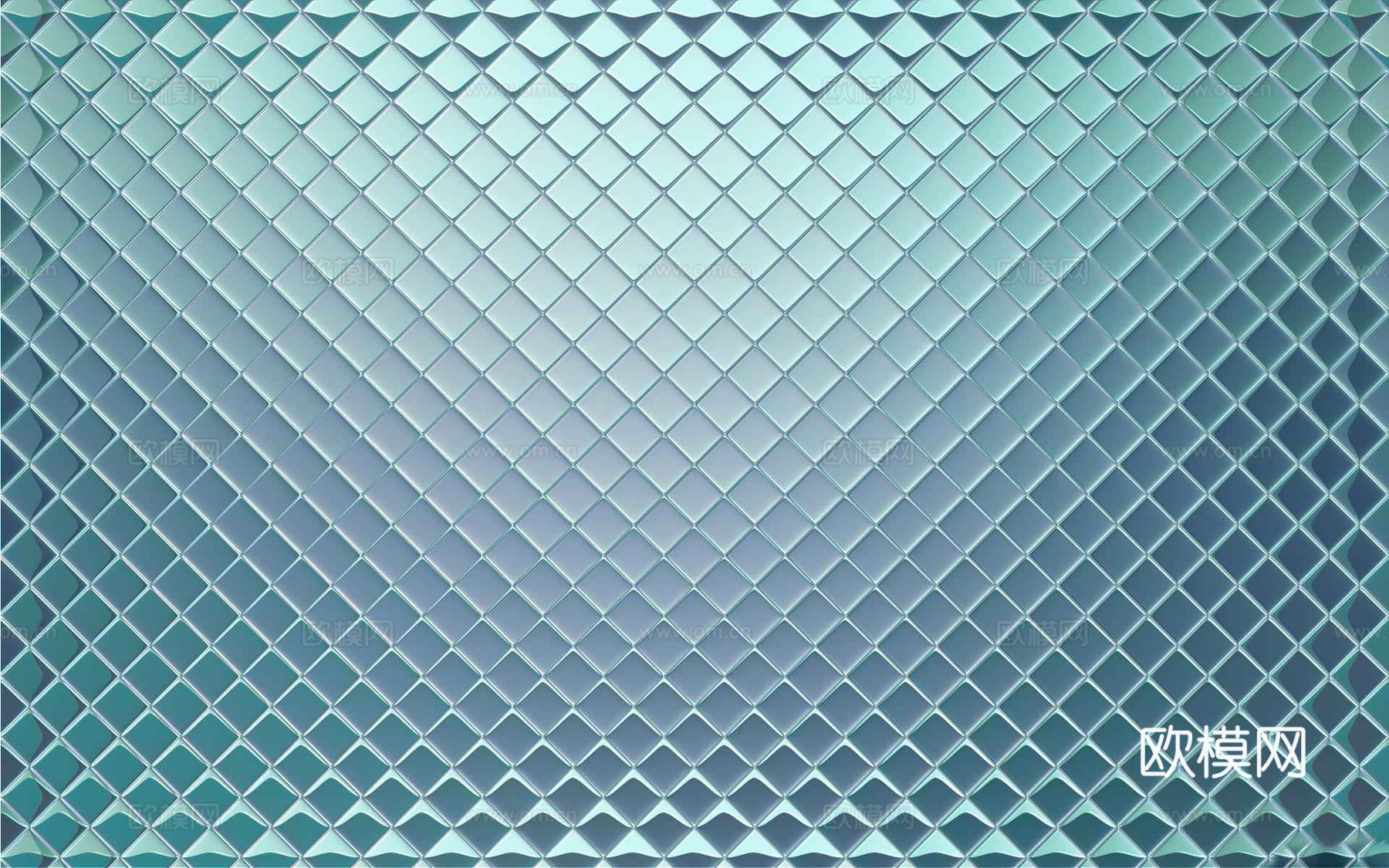 蓝色发光玻璃马赛克