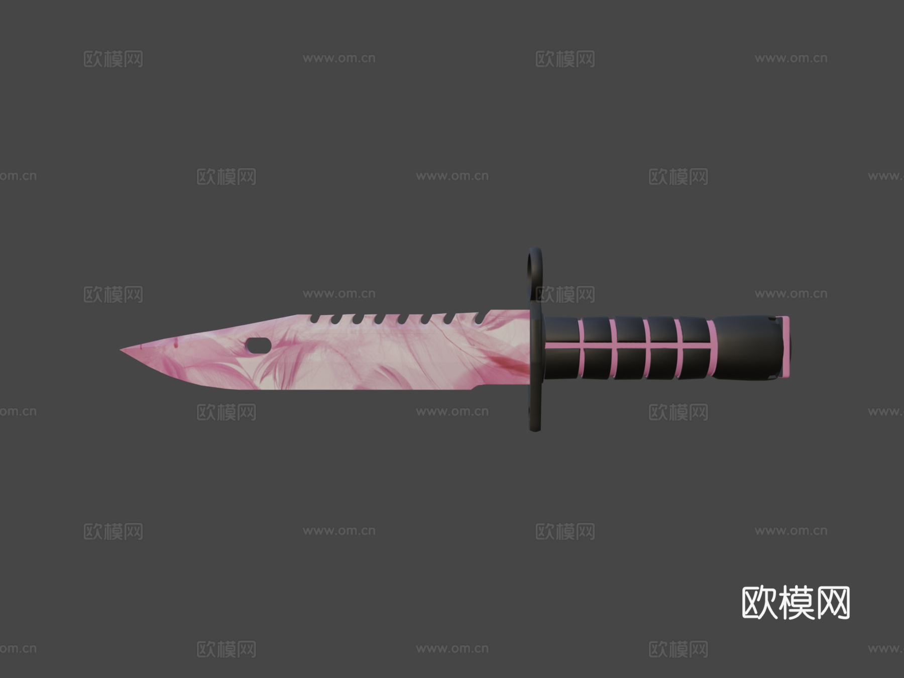 M9刺刀3d模型下载（渲染图5）