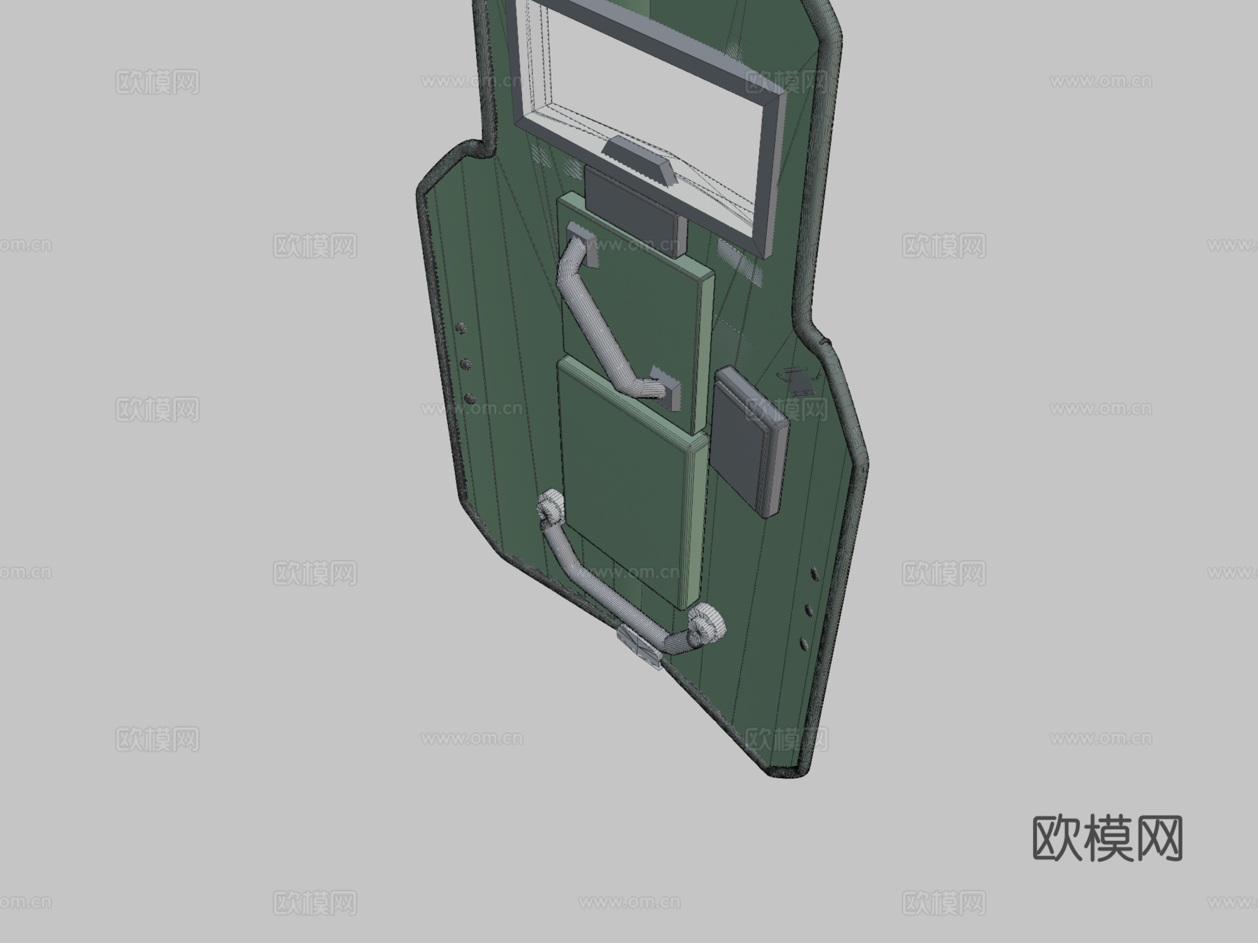 彩虹六号闪盾的盾牌3d模型下载（渲染图2）