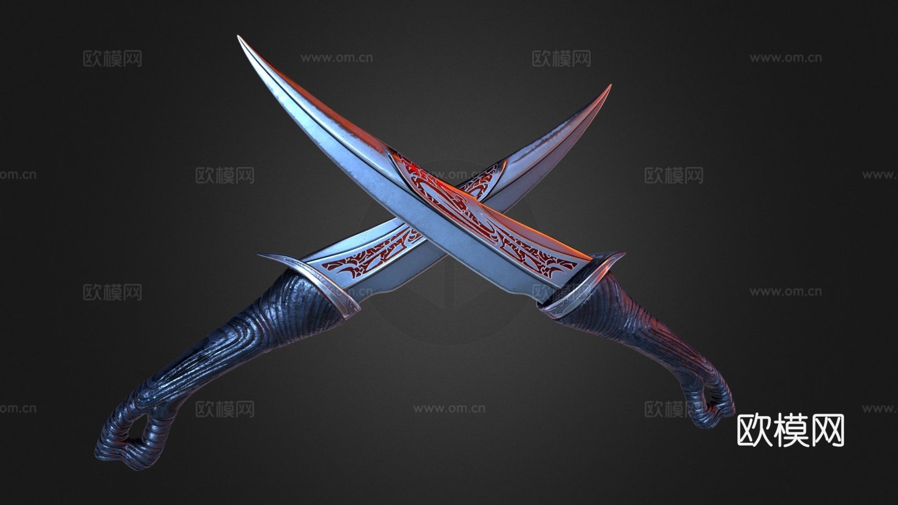 德拉克斯之刃3d模型下载（渲染图1）