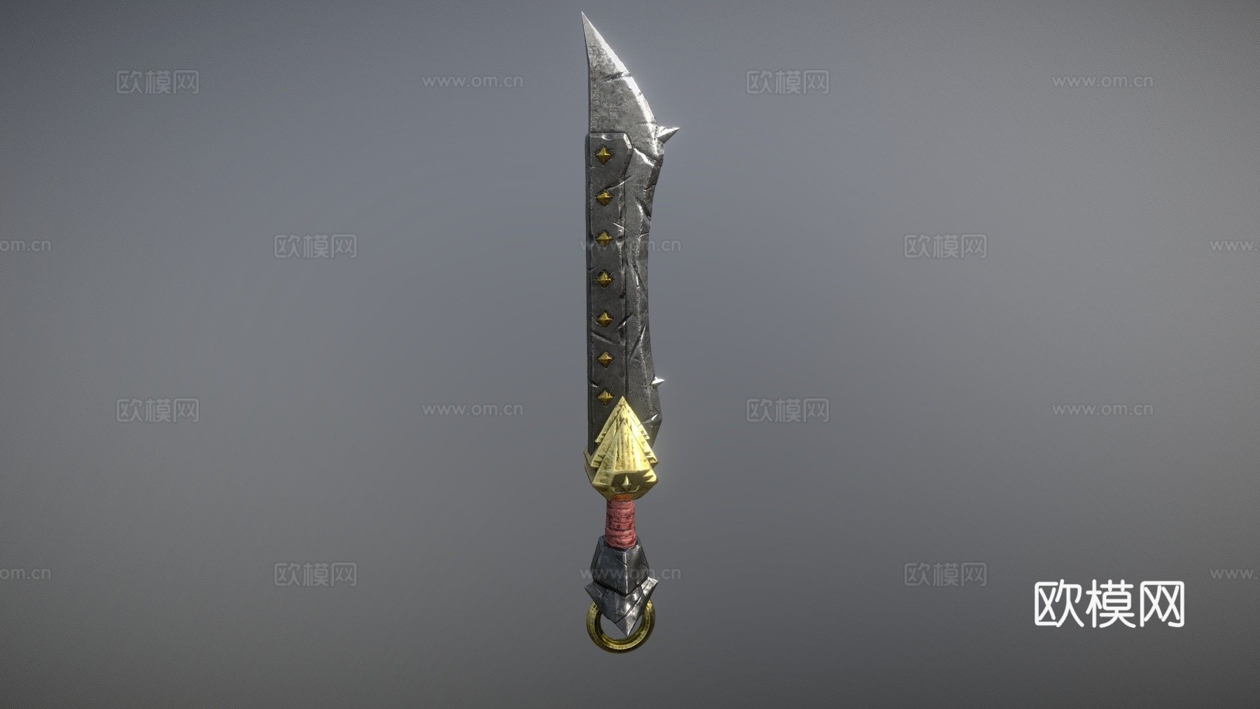 风格化剑3d模型下载（渲染图1）