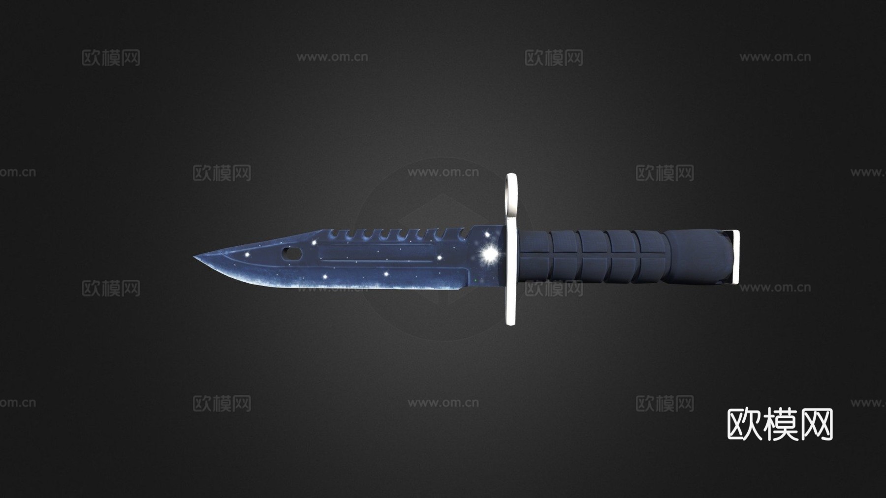 M9刺刀星辰3d模型下载（渲染图1）