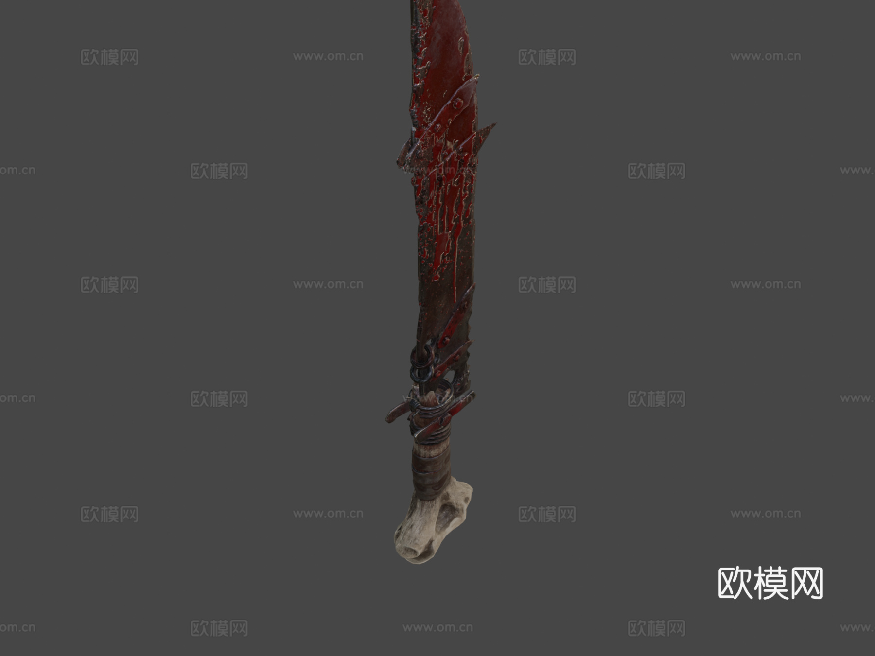 定制砍刀套装刀3d模型下载（渲染图6）