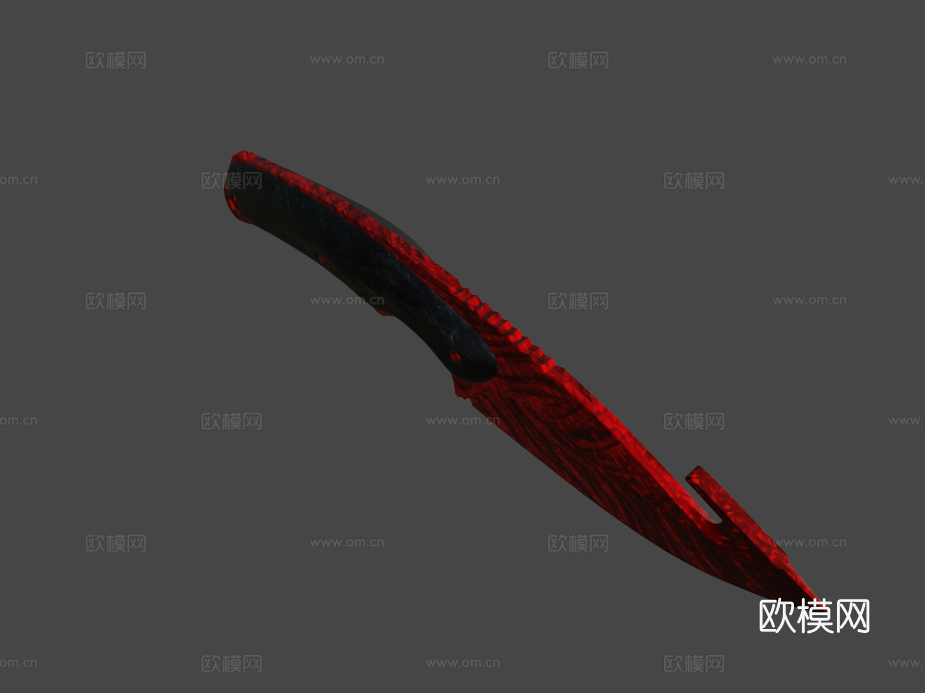 肠刀红宝石3d模型下载（渲染图8）