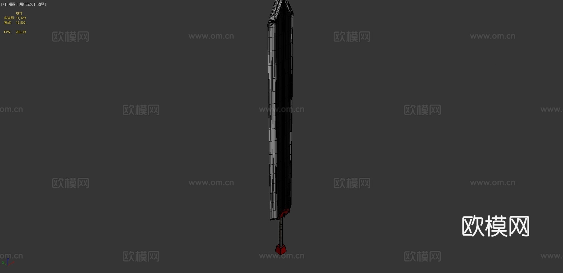 屠龙者狂战士3d模型下载（渲染图4）