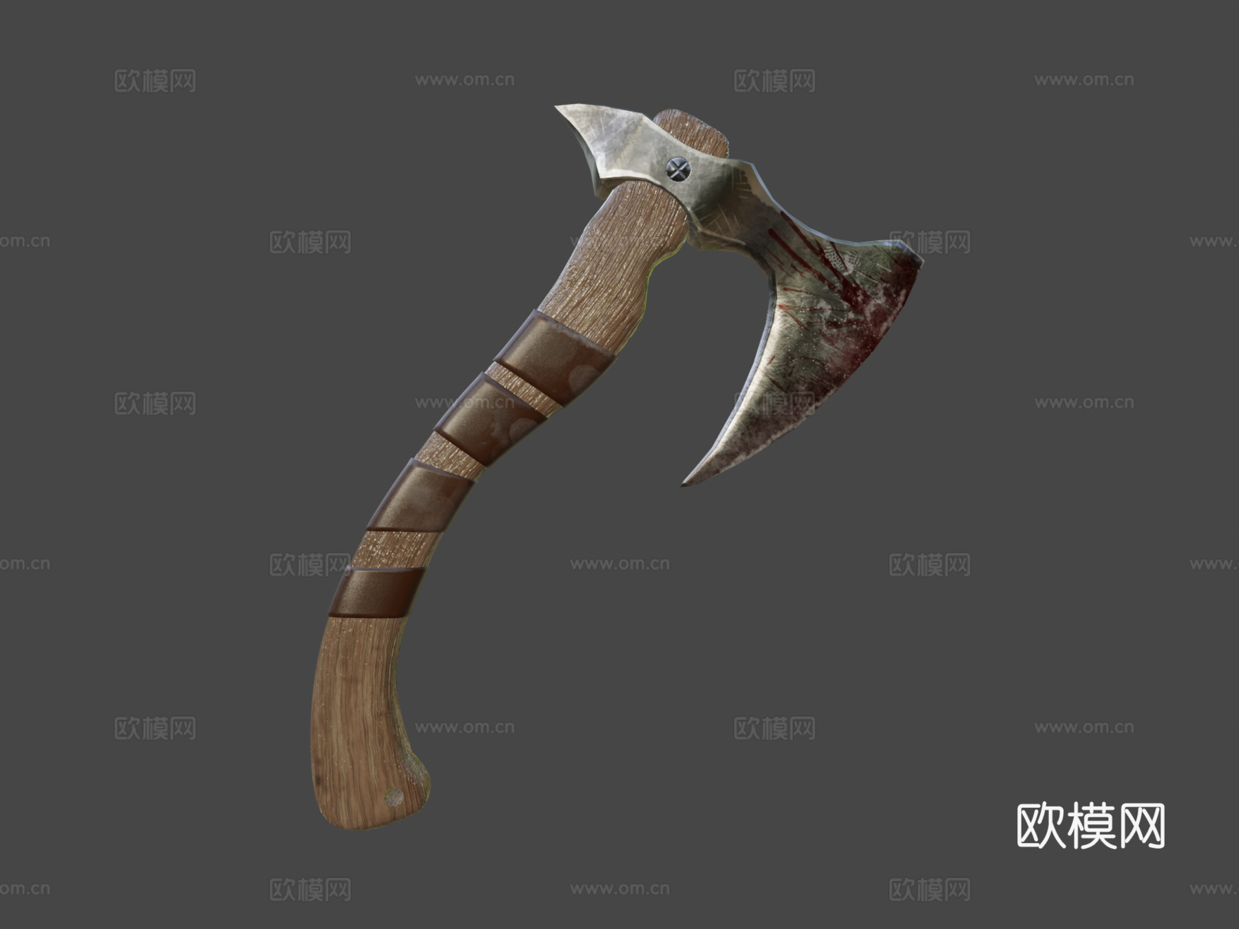 染血投斧3d模型下载（渲染图6）