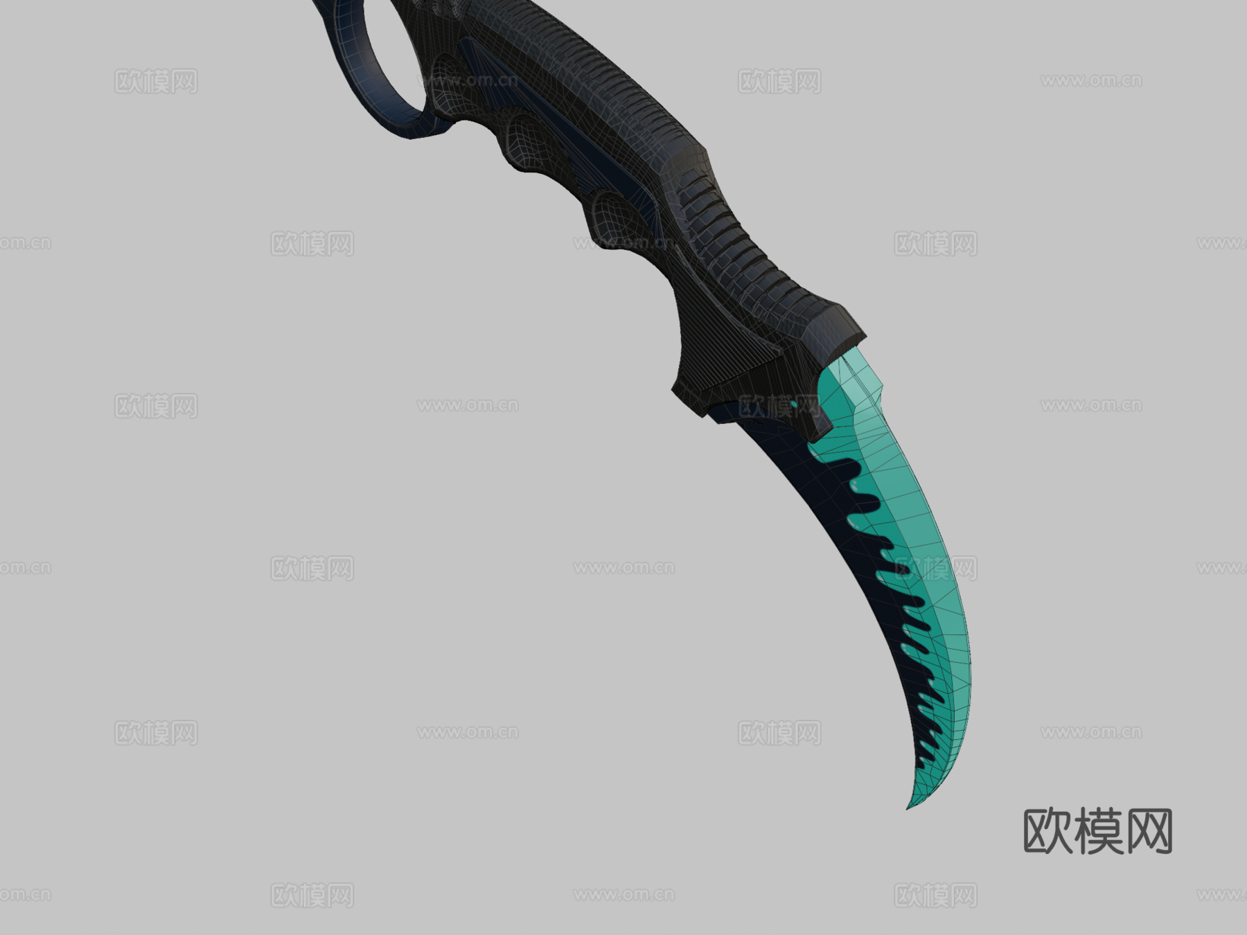 溅射爪刀3d模型3d模型下载（渲染图2）