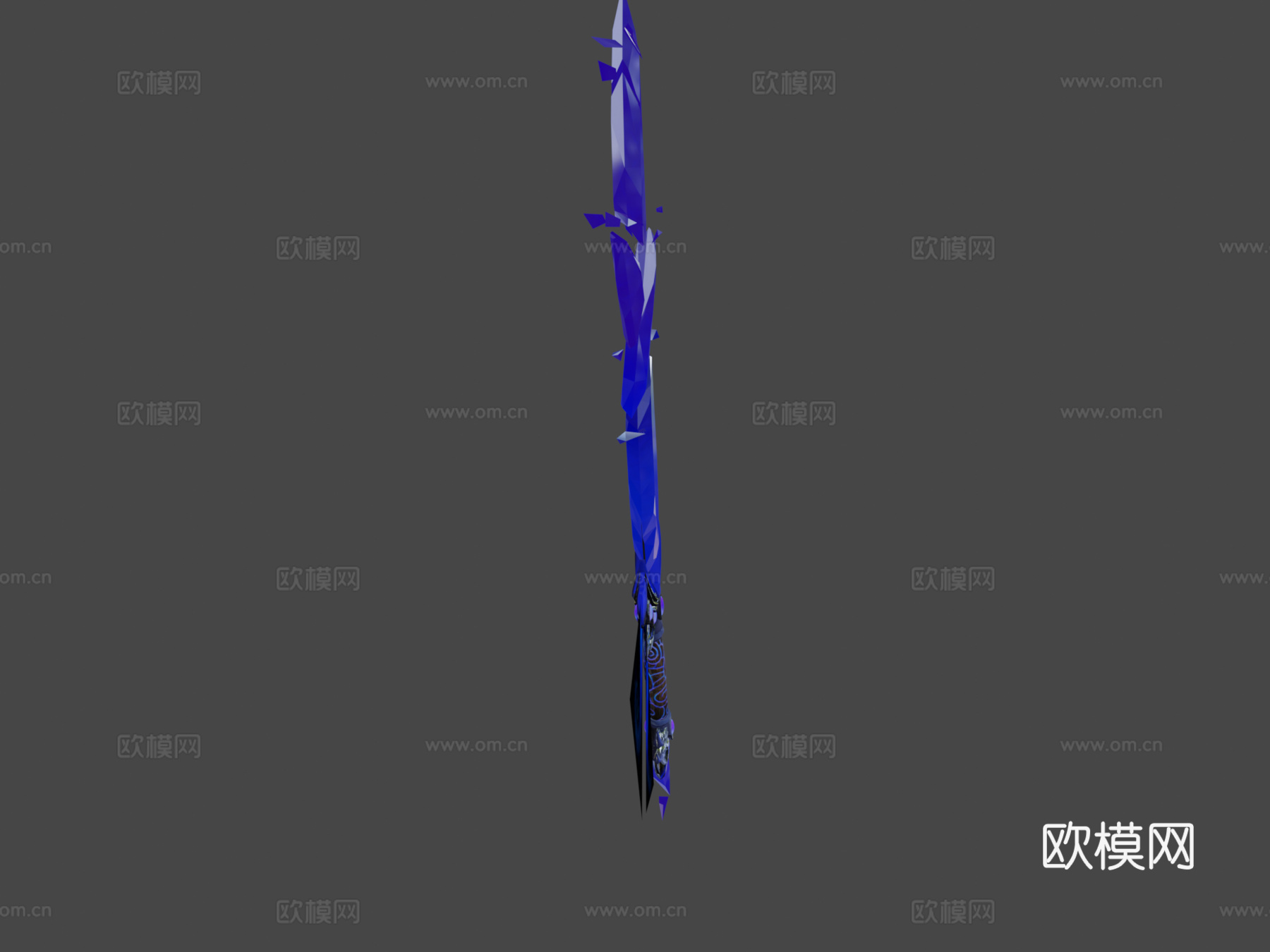 黑冰魔法剑3d模型下载（渲染图6）