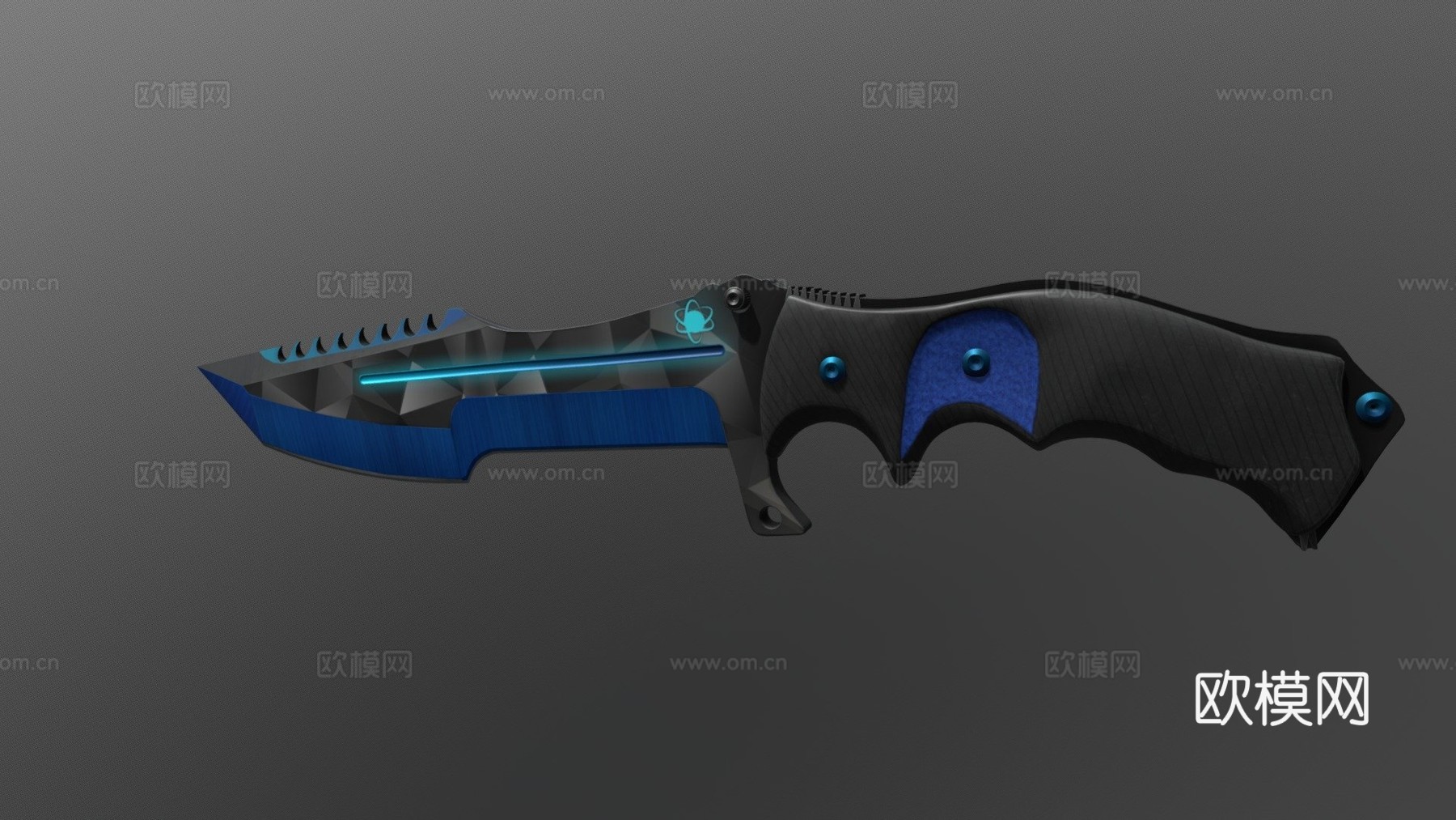 猎人赛博空间3d模型下载（渲染图1）