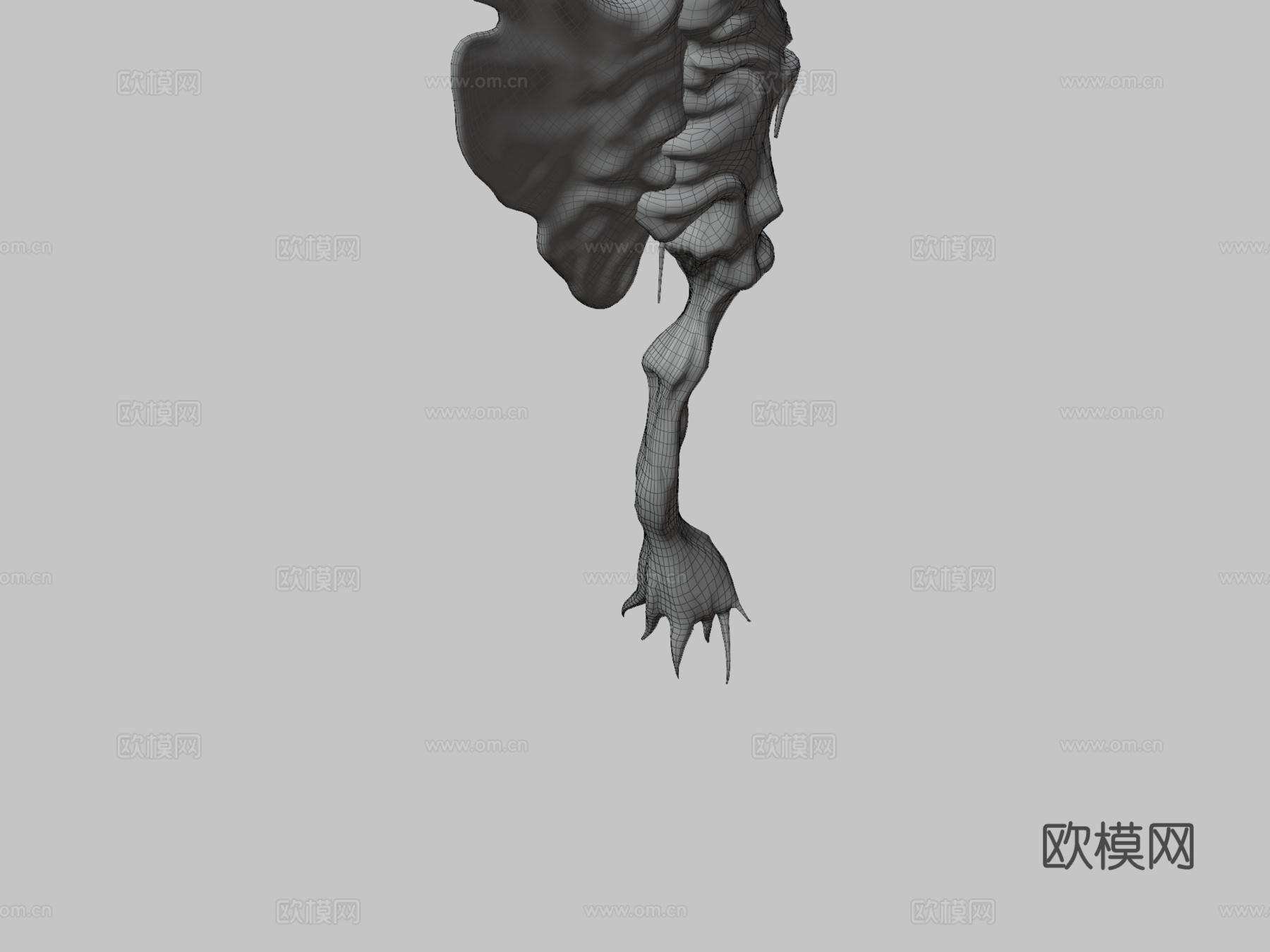 恶魔巨斧黑暗之魂III3d模型下载（渲染图3）