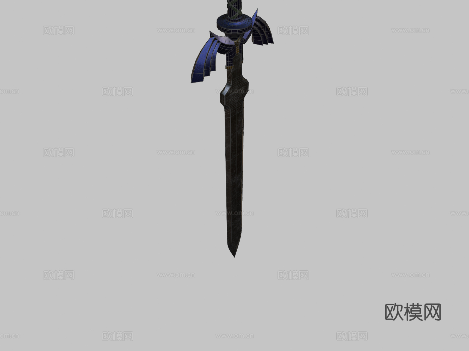 大师之剑3d模型下载（渲染图2）