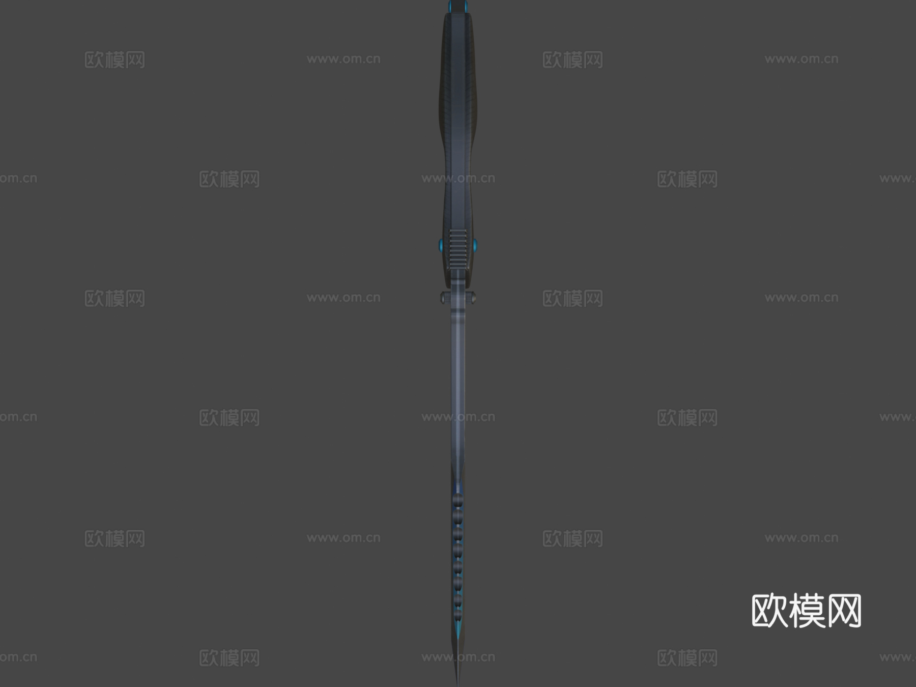 猎人赛博空间3d模型下载（渲染图8）