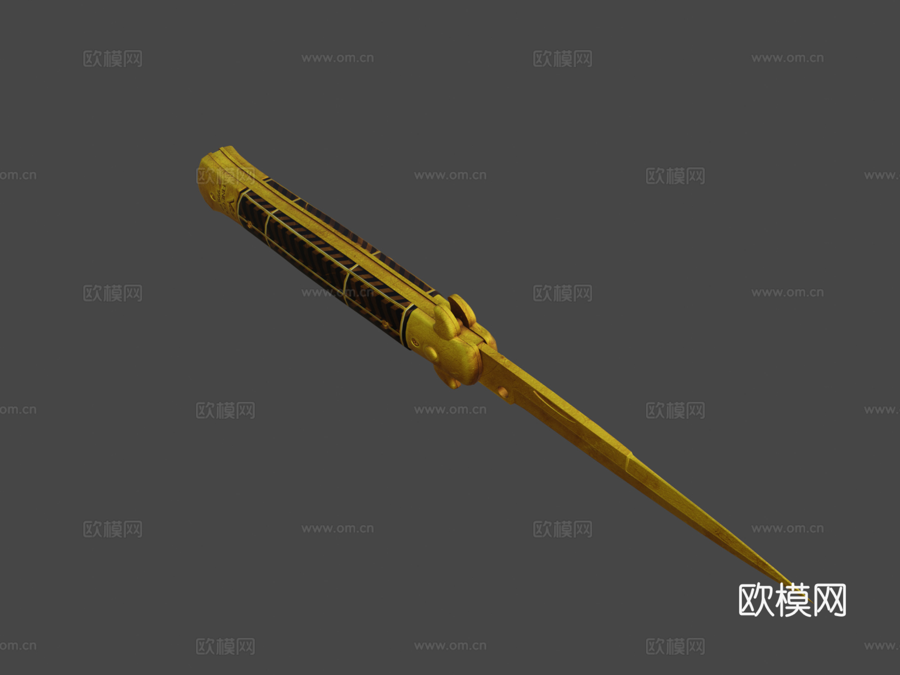 细金短剑3d模型下载（渲染图8）