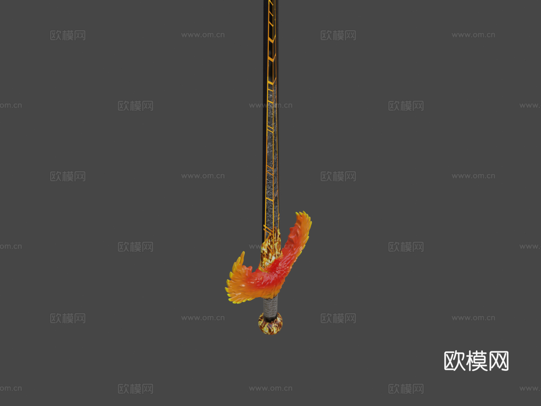 黑暗凤凰剑3d模型下载（渲染图7）