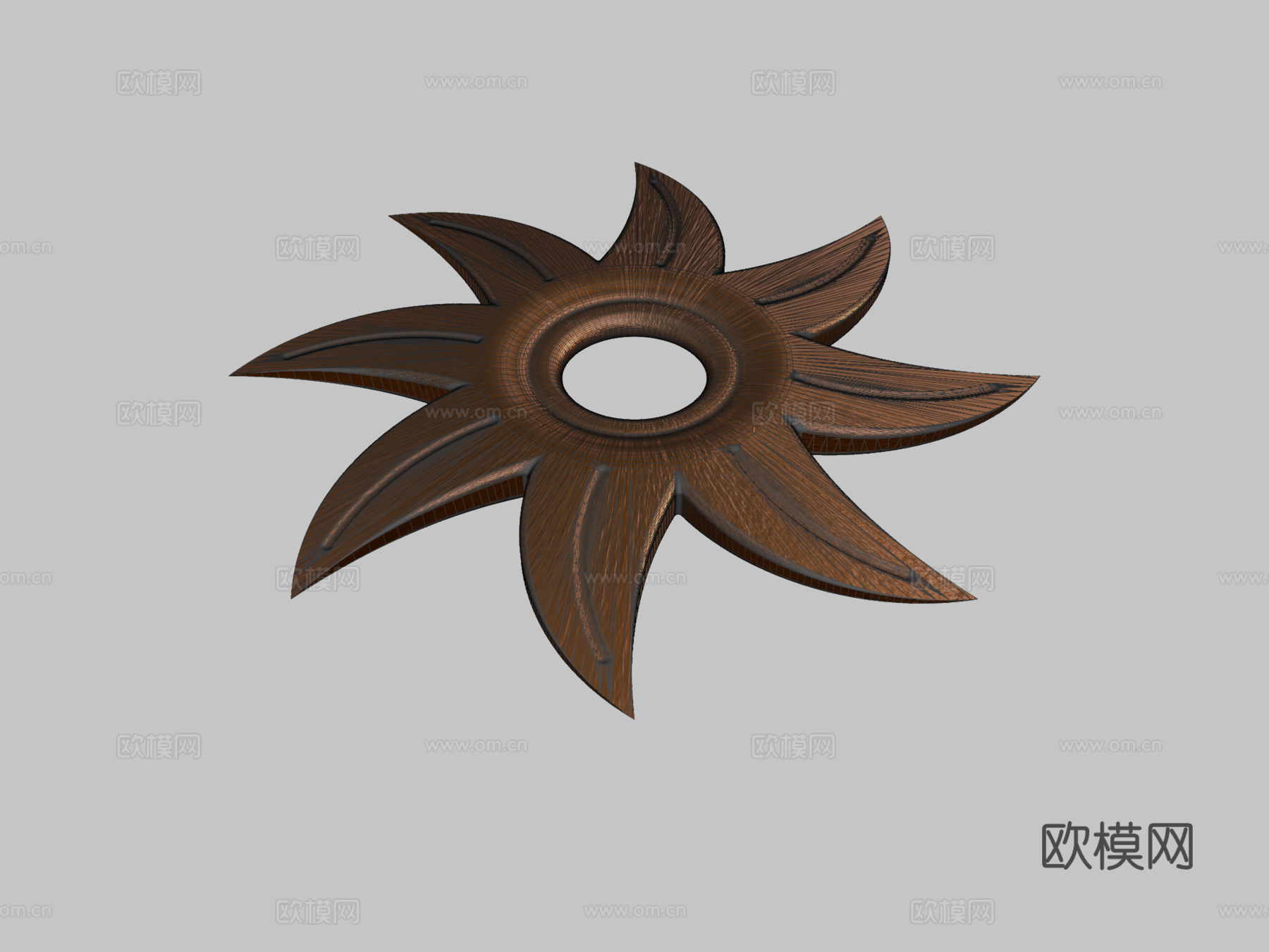 手里剑3d模型下载（渲染图2）