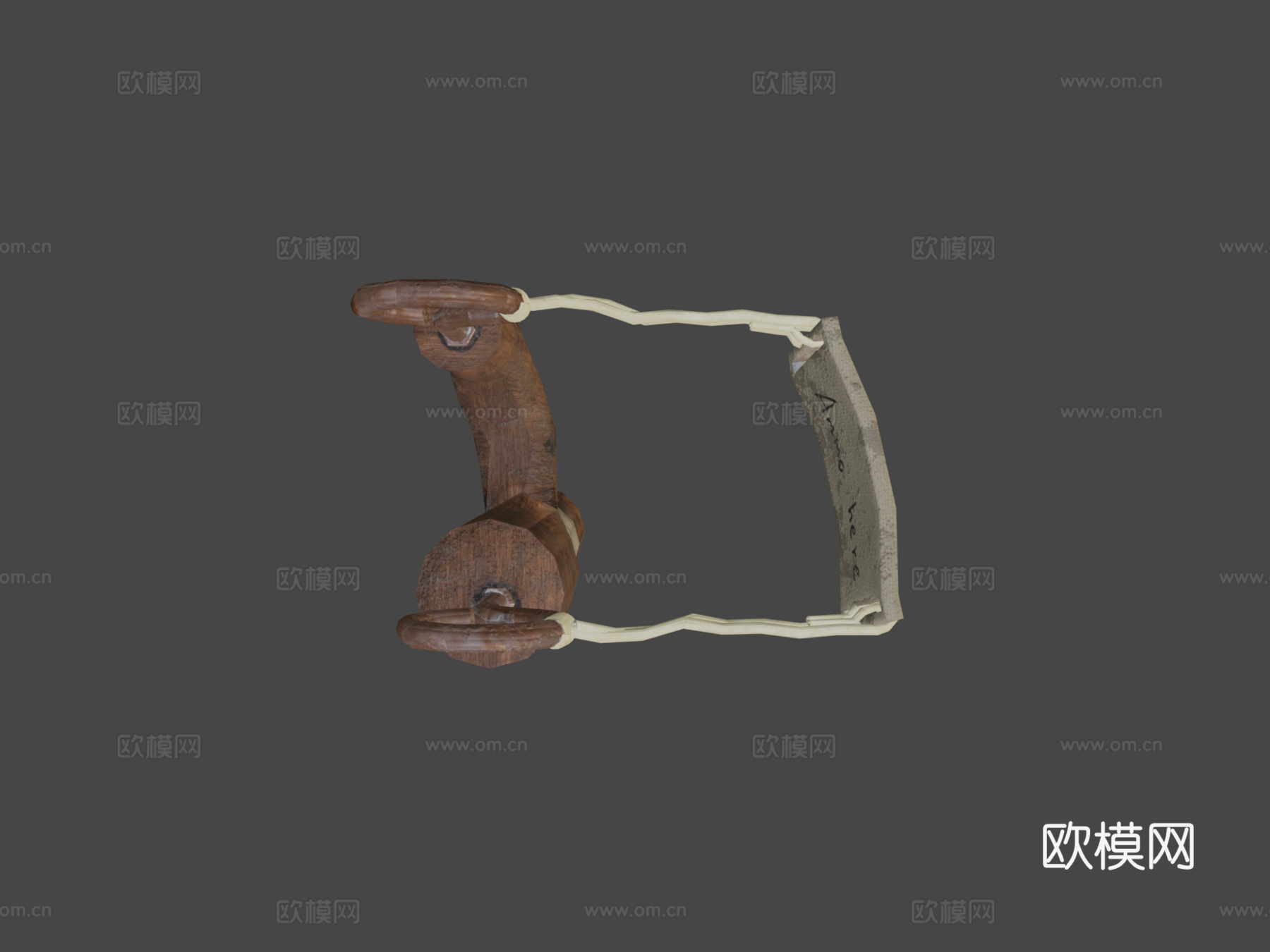 弹弓3d模型下载（渲染图8）