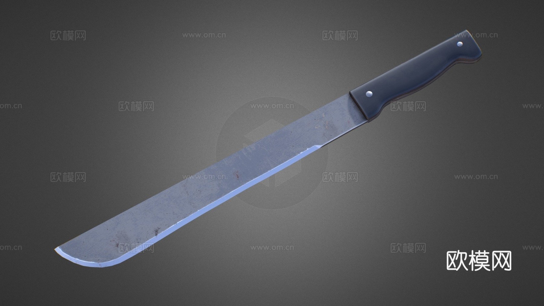 砍刀3d模型下载（渲染图1）