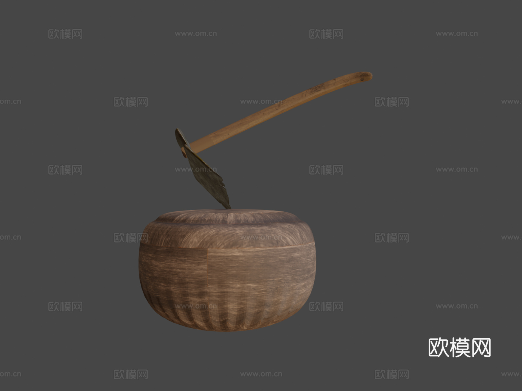 锄头王者之剑3d模型下载（渲染图5）