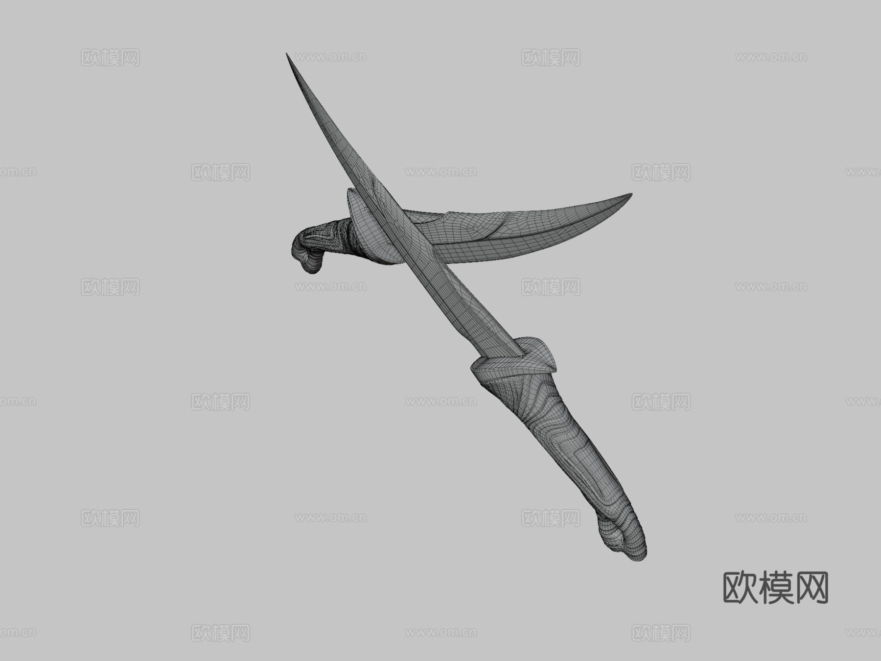 德拉克斯之刃3d模型下载（渲染图3）