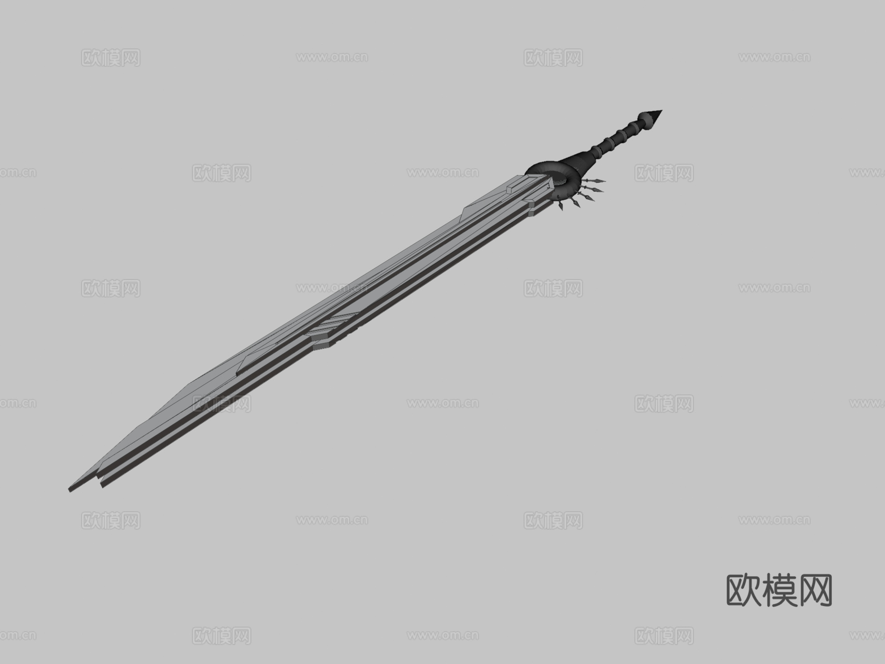 光剑3d模型下载（渲染图3）