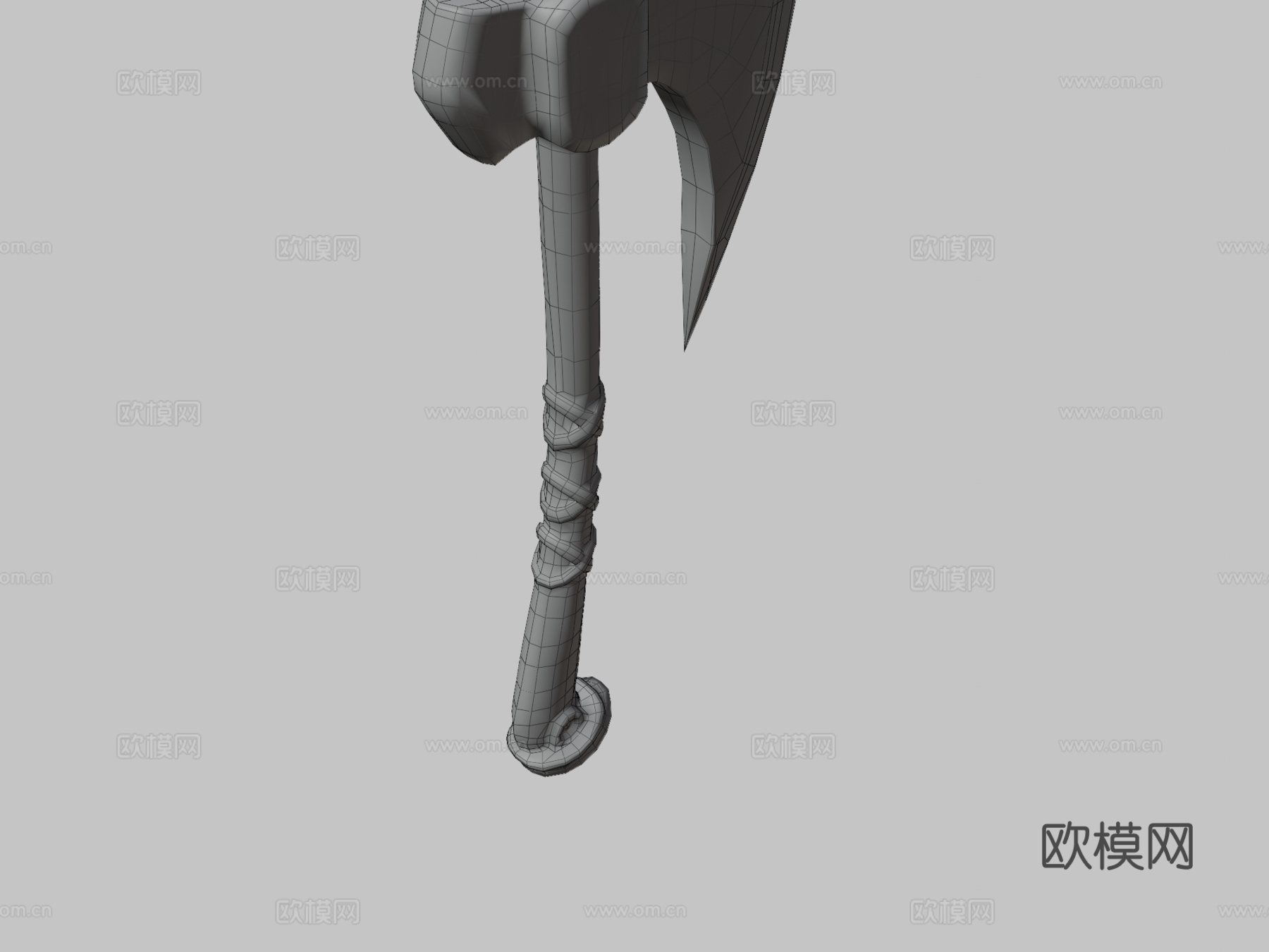 北欧战斧3d模型下载（渲染图3）