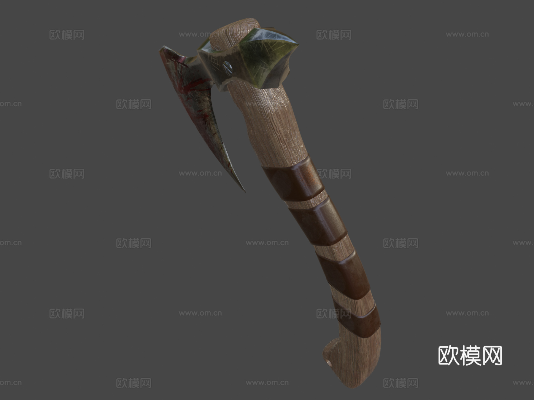 染血投斧3d模型下载（渲染图5）
