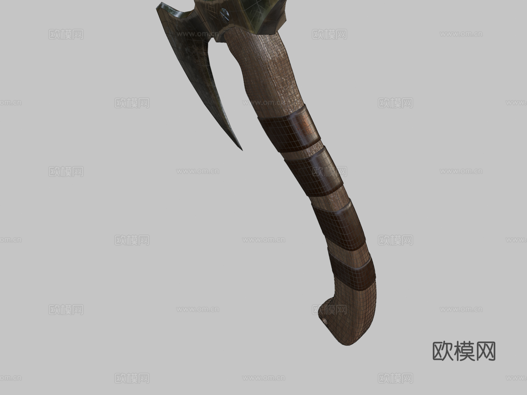 投斧3d模型下载（渲染图2）