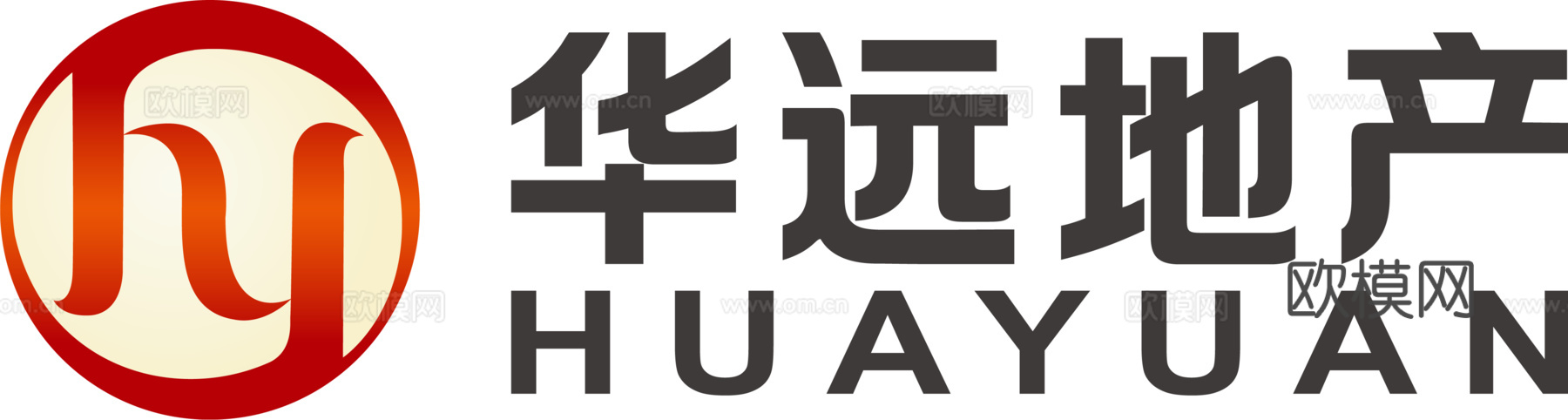 华远地产，房地产商logo